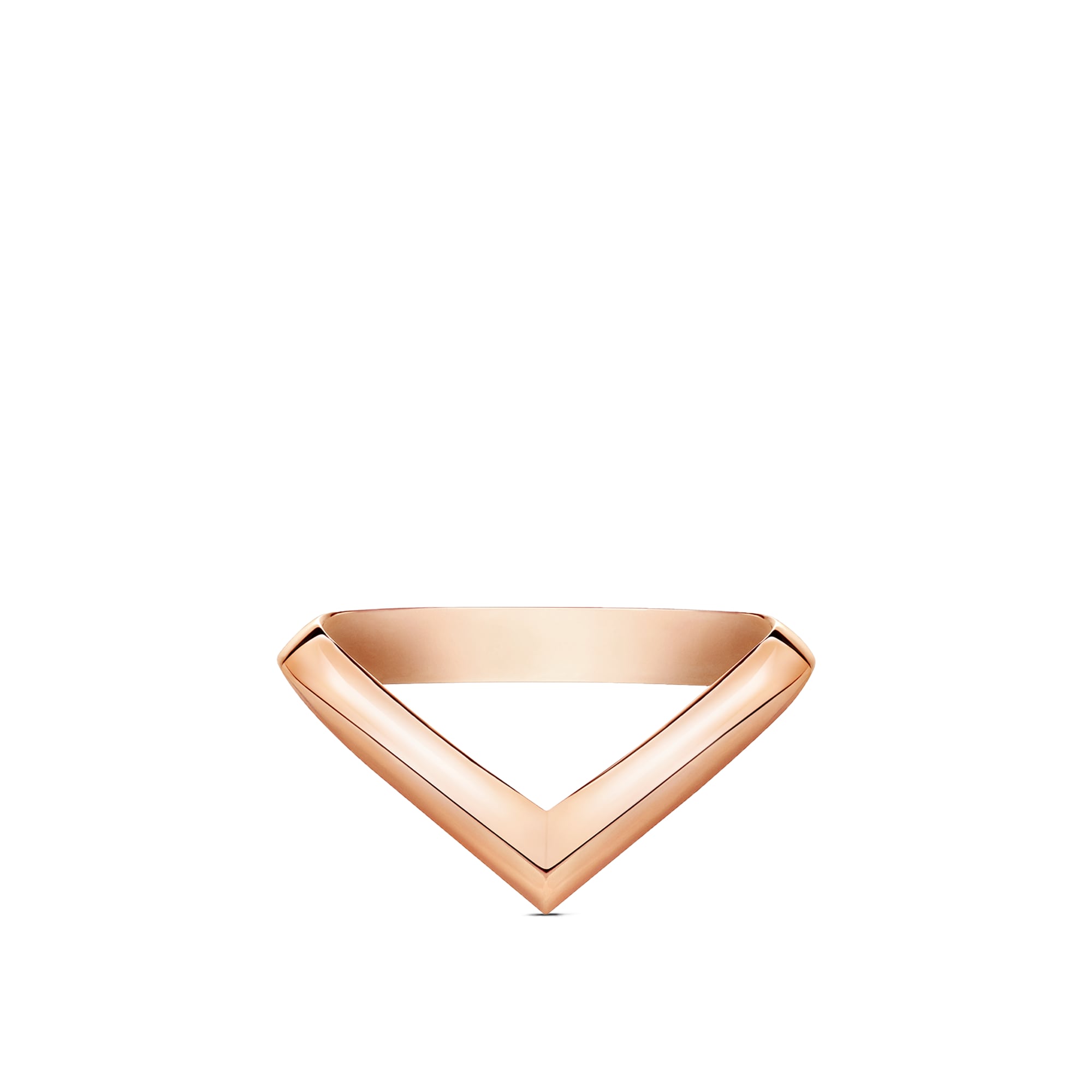 LV Diamonds V Ring, Pink Gold  in Perhiasan