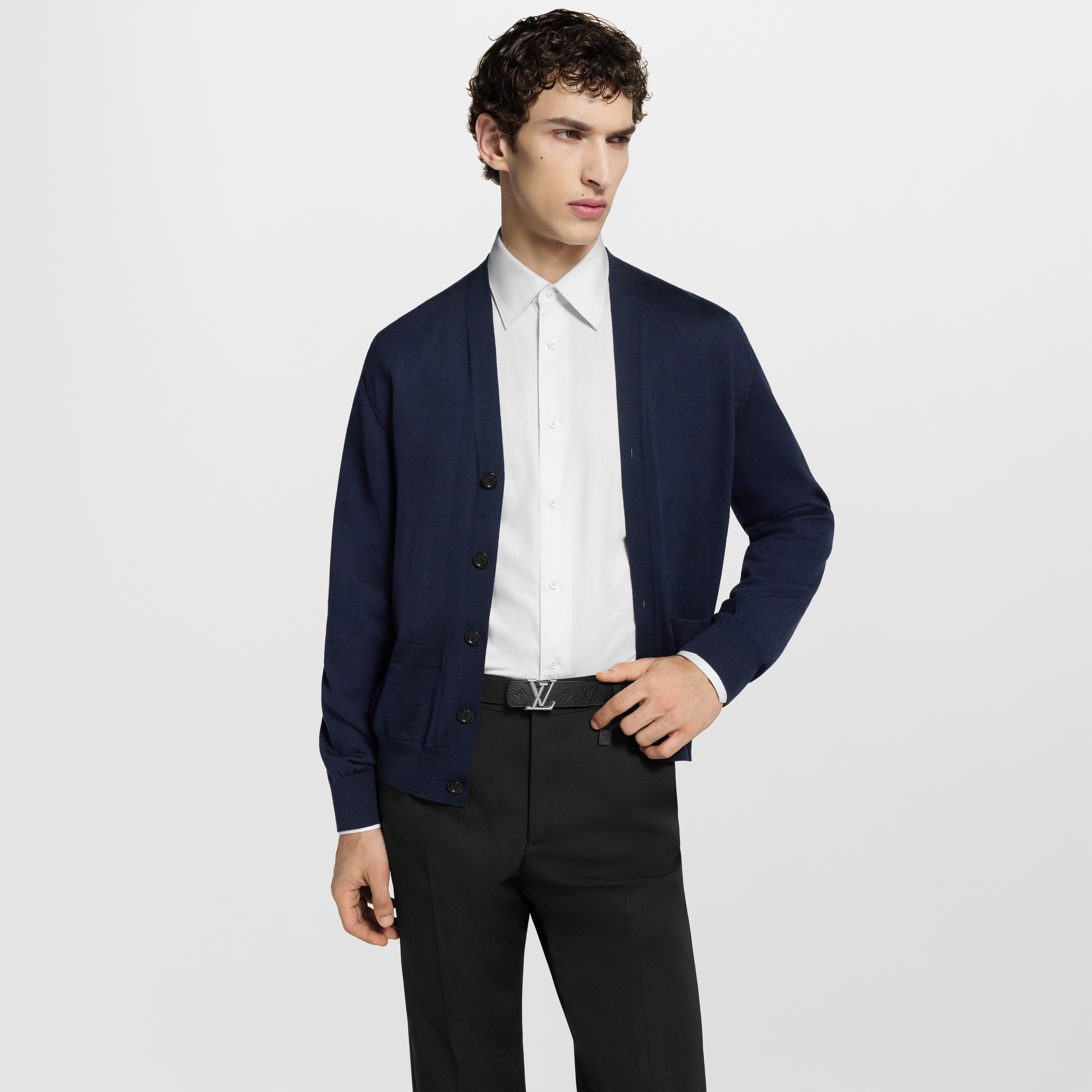 LV Dimension 30mm Reversible Belt Taurillon in Pria