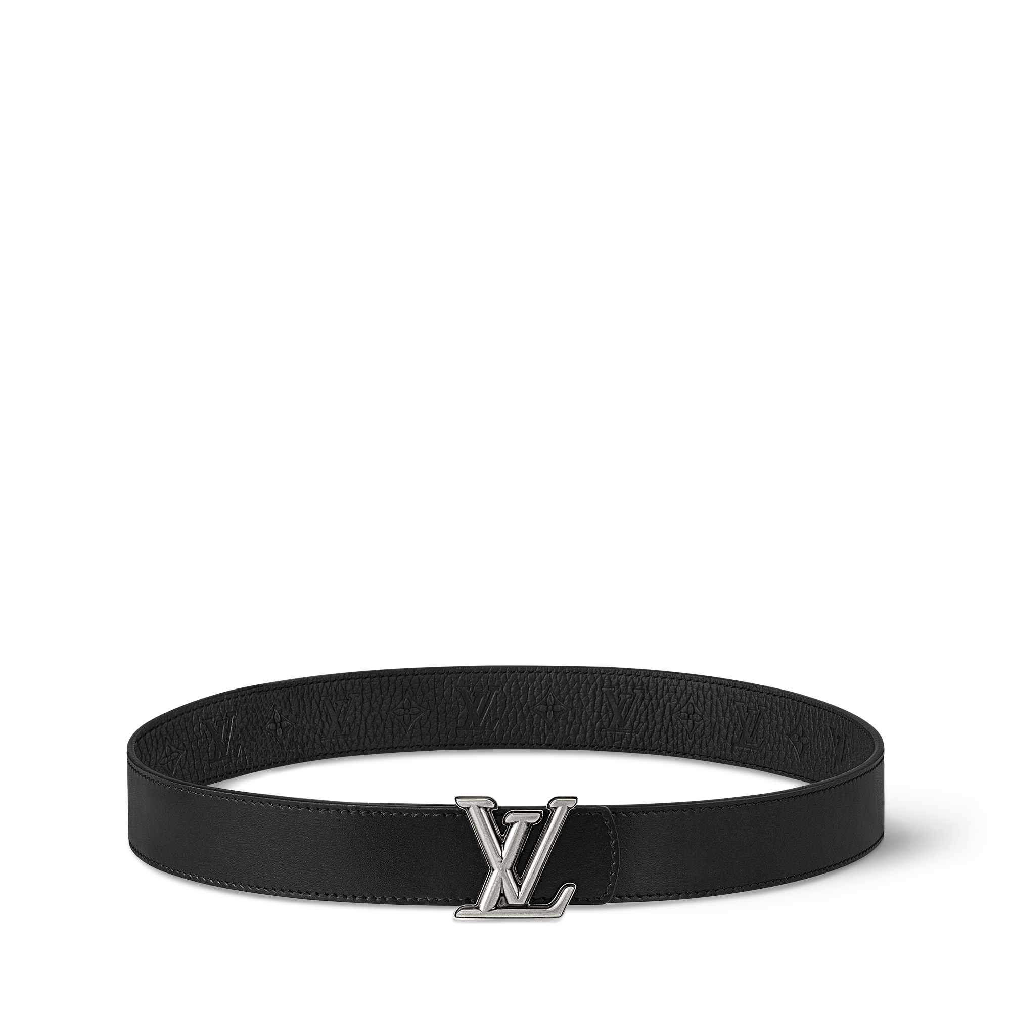 LV Dimension 30mm Reversible Belt Taurillon in Pria