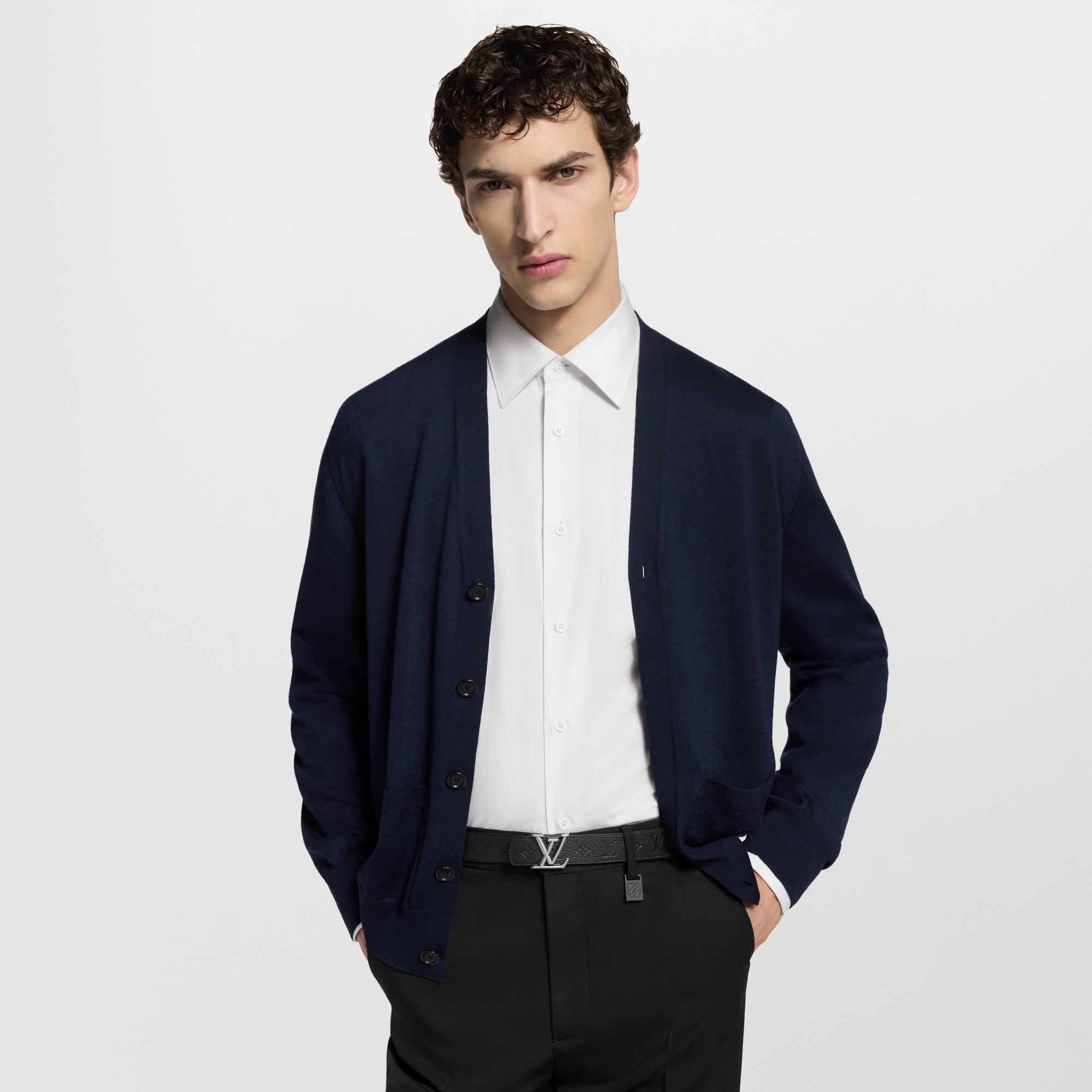 LV Dimension 30mm Reversible Belt Taurillon in Pria