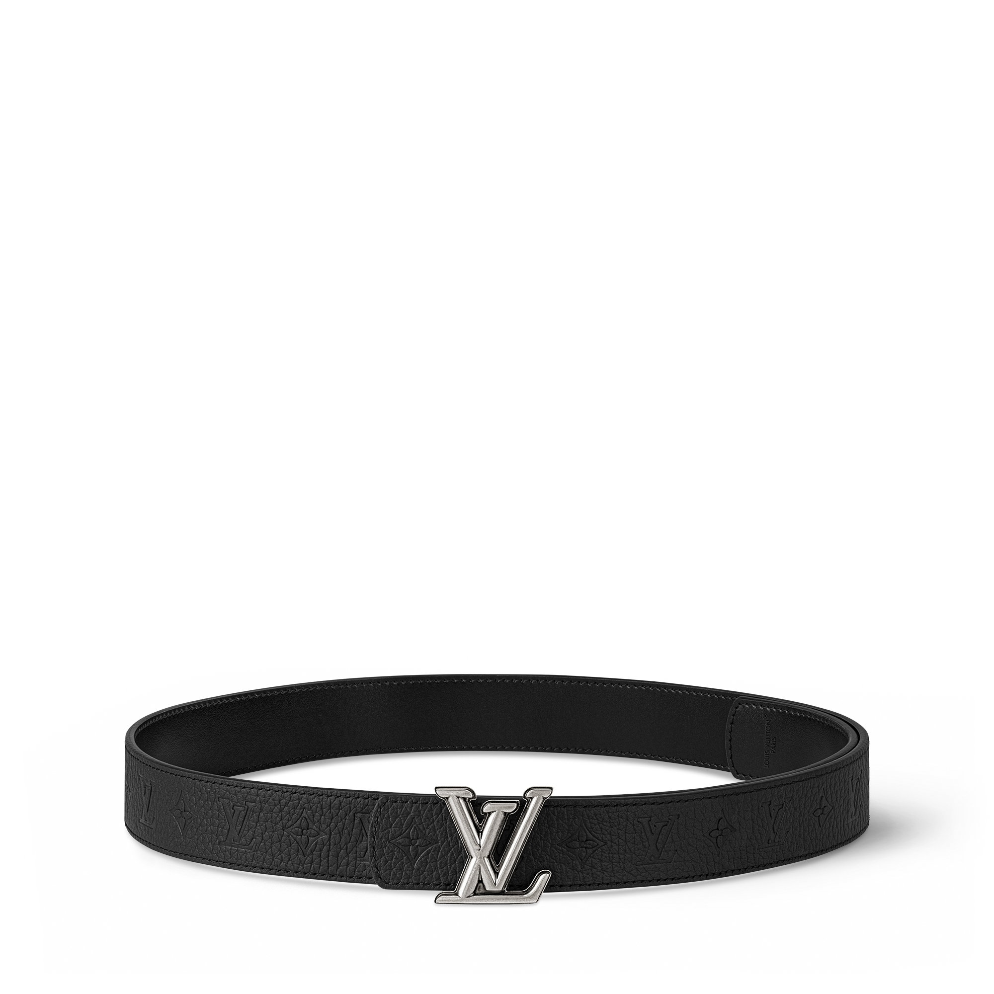 LV Dimension 30mm Reversible Belt Taurillon in Pria