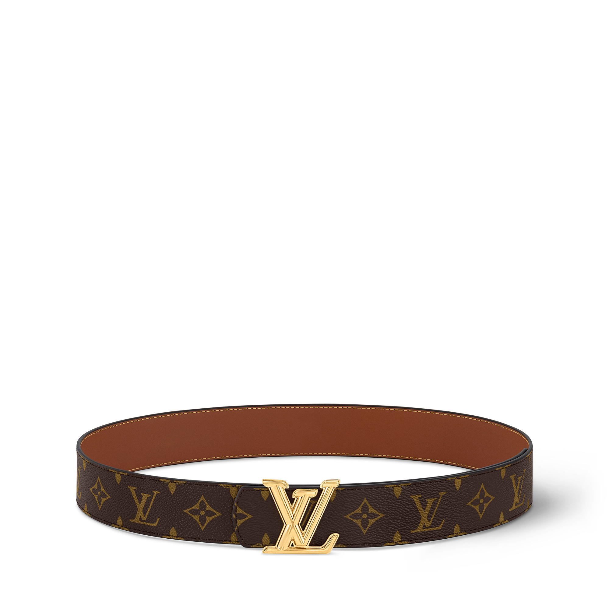 LV Dimension 40mm Reversible Belt Monogram in Pria