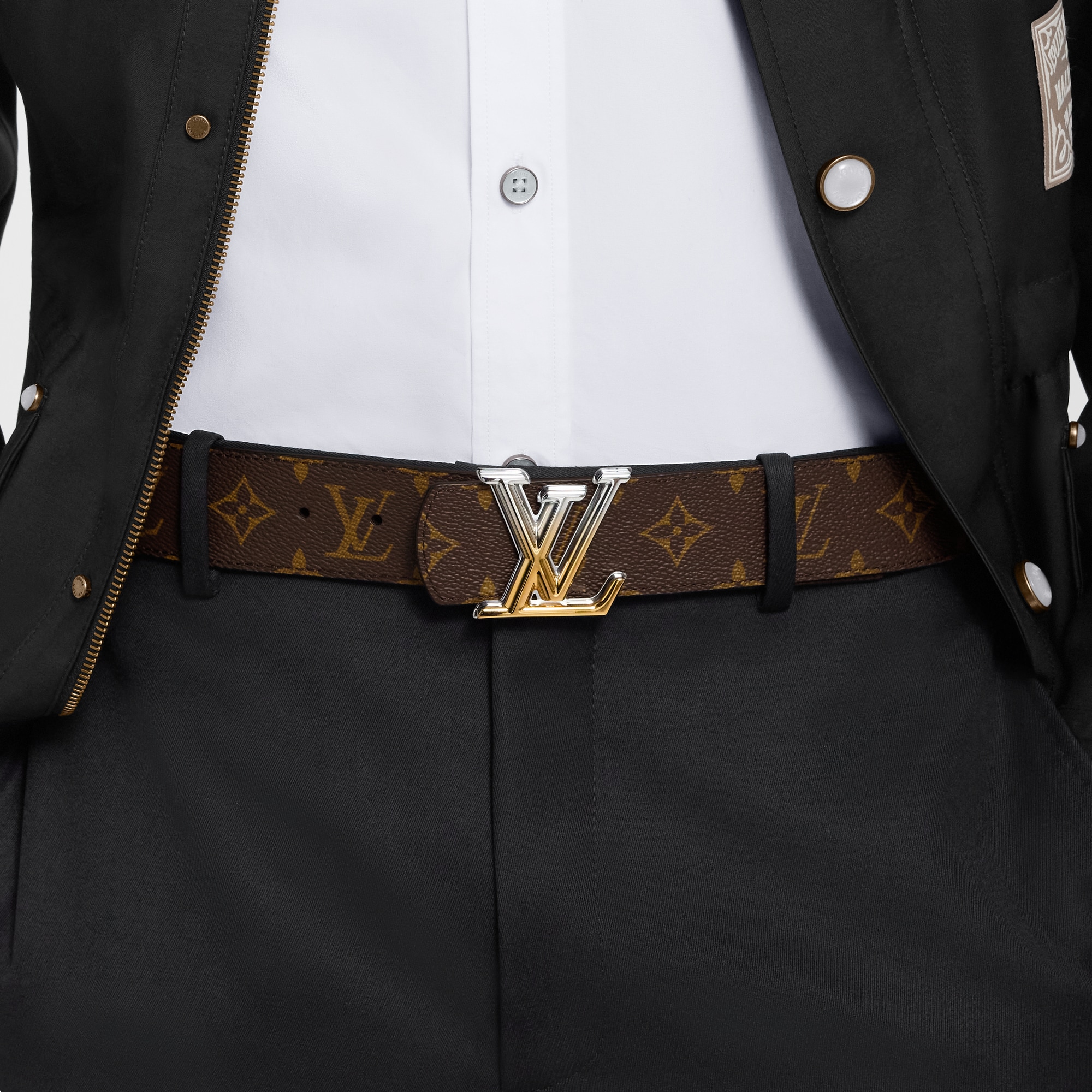 LV Dimension Gradient 40mm Reversible Belt  in Pria