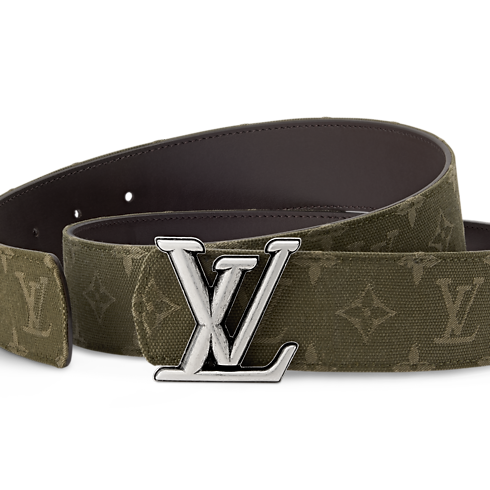 LV Dimension Monogram Surplus Cotton 40mm Belt G77 in Pria's Aksesori Ikat Pinggang collections by Louis Vuitton (Perbesar produk)