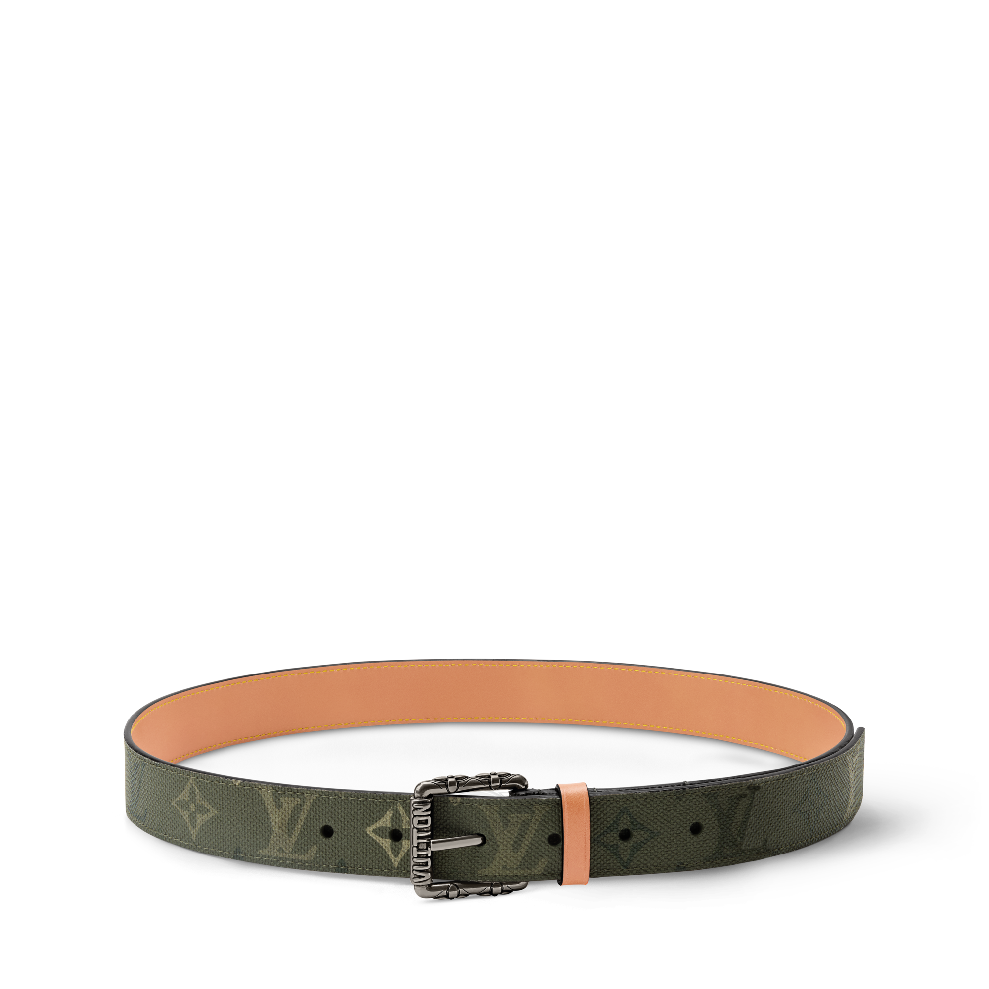 LV Drift Monogram Surplus 35mm Belt  in Pria
