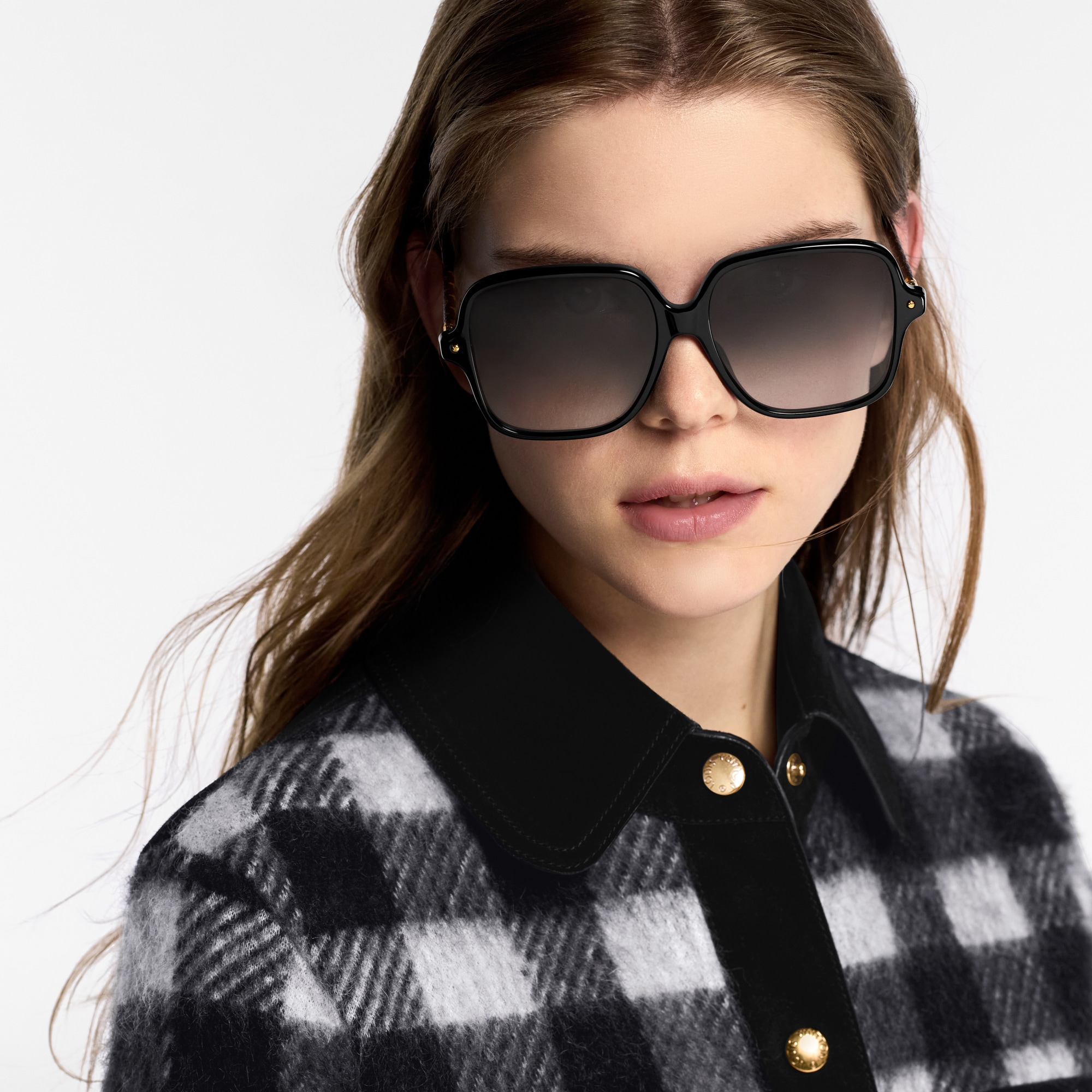 LV First Oversize Square Sunglasses S00 in Wanita