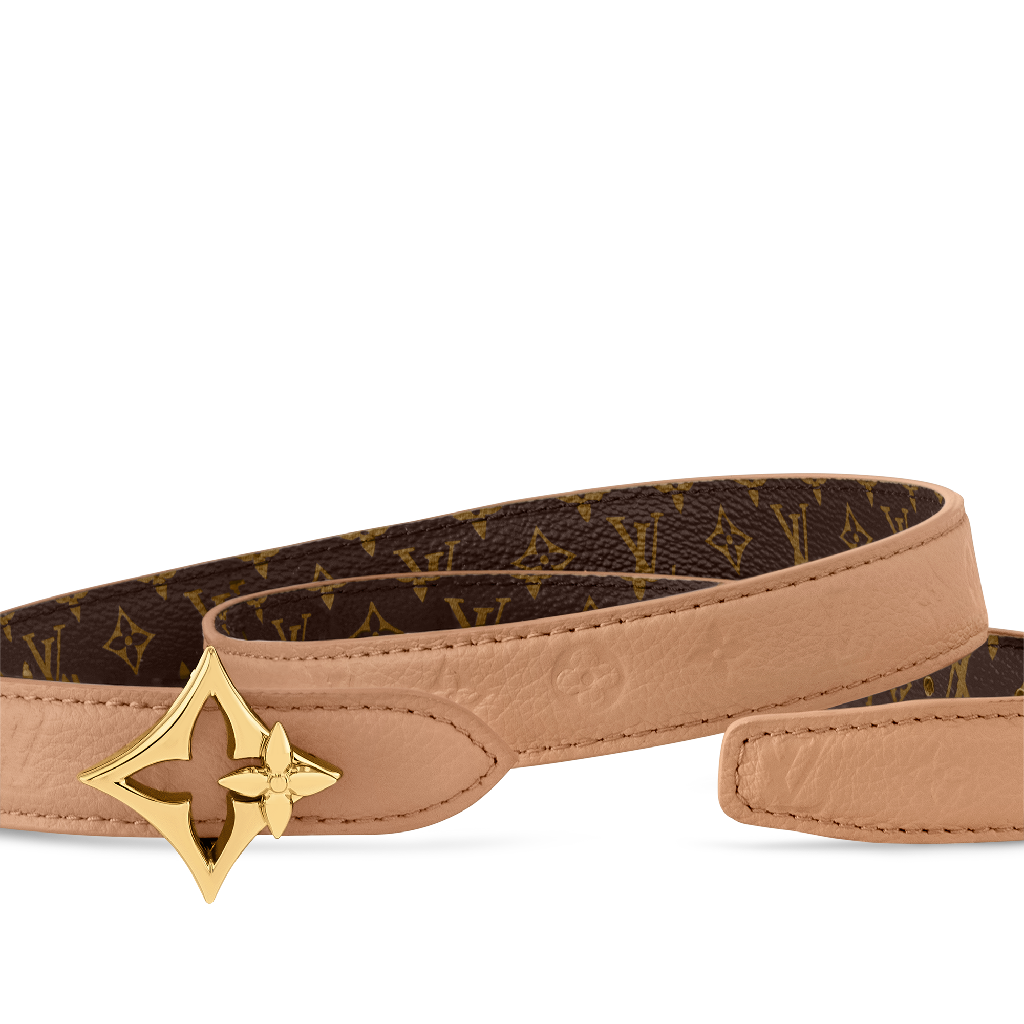 LV Flowergram 20mm Reversible Belt  in Wanita