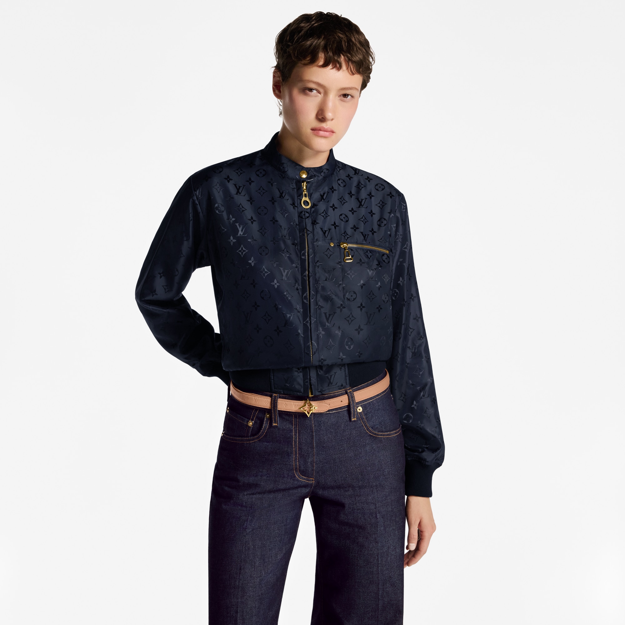 LV Flowergram 20mm Reversible Belt  in Wanita