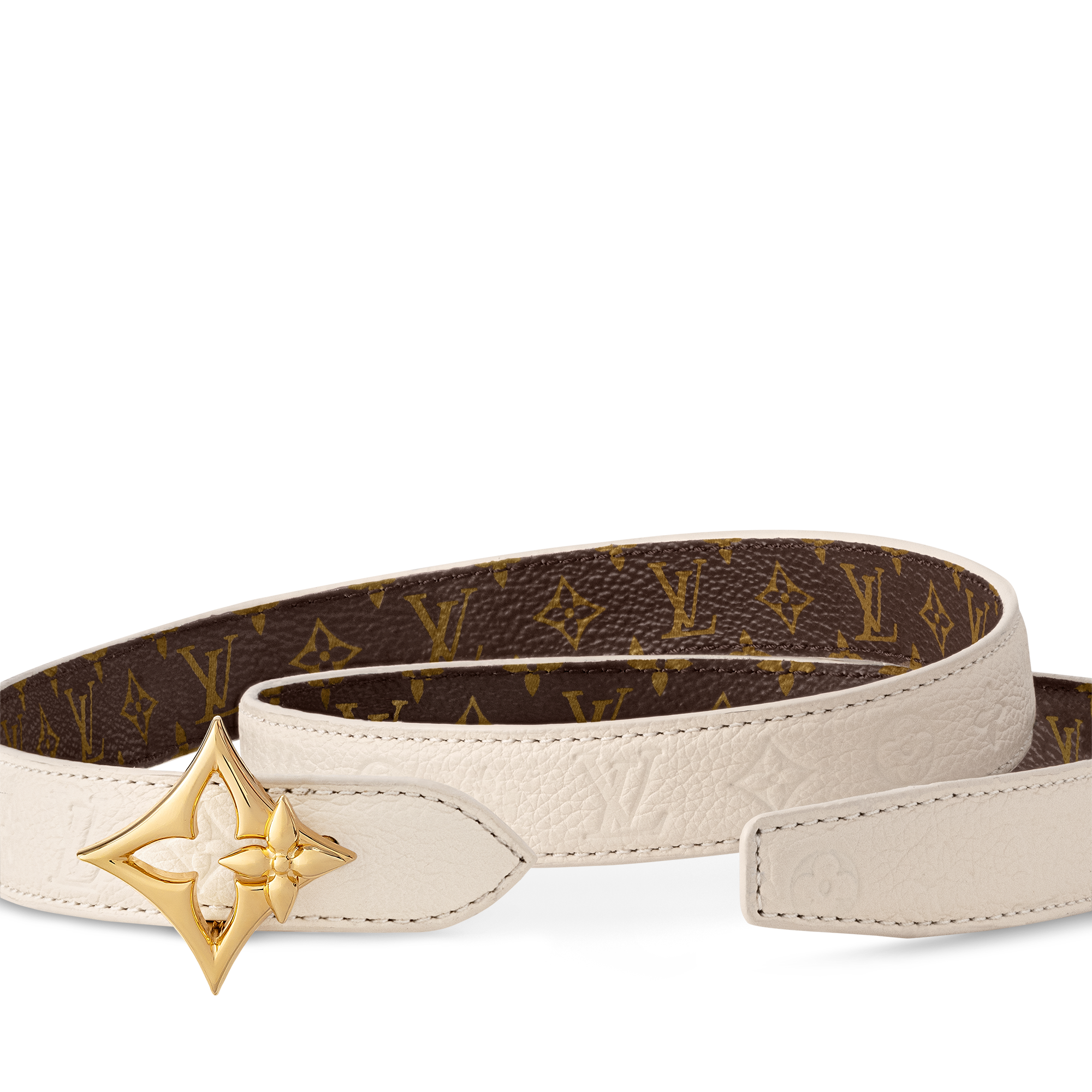 LV Flowergram 20mm Reversible Belt  in Wanita