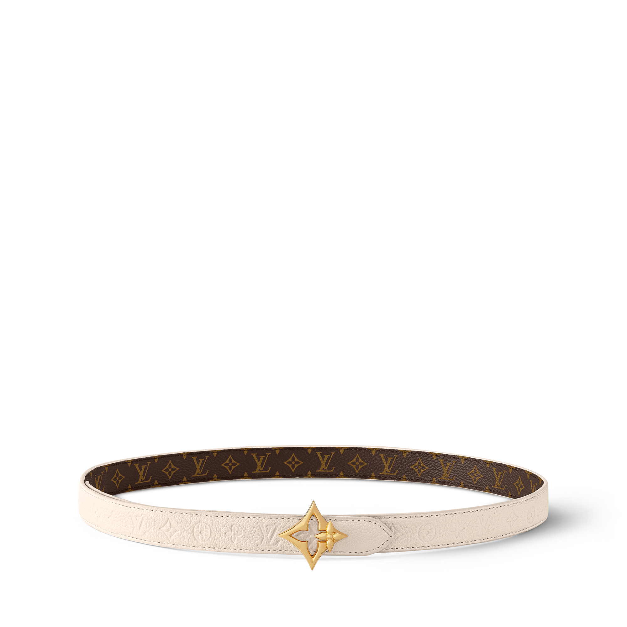 LV Flowergram 20mm Reversible Belt  in Wanita