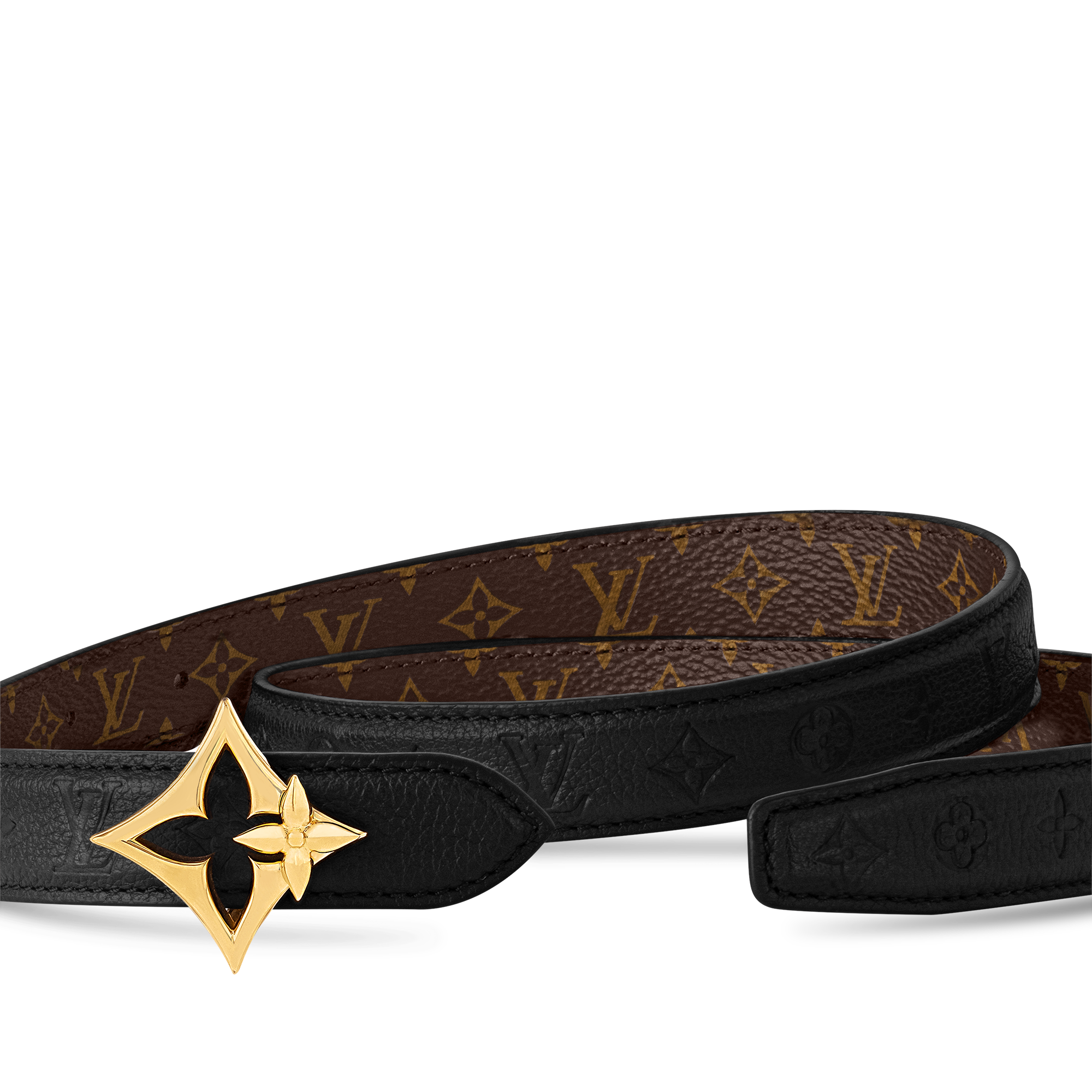 LV Flowergram 20mm Reversible Belt  in Wanita
