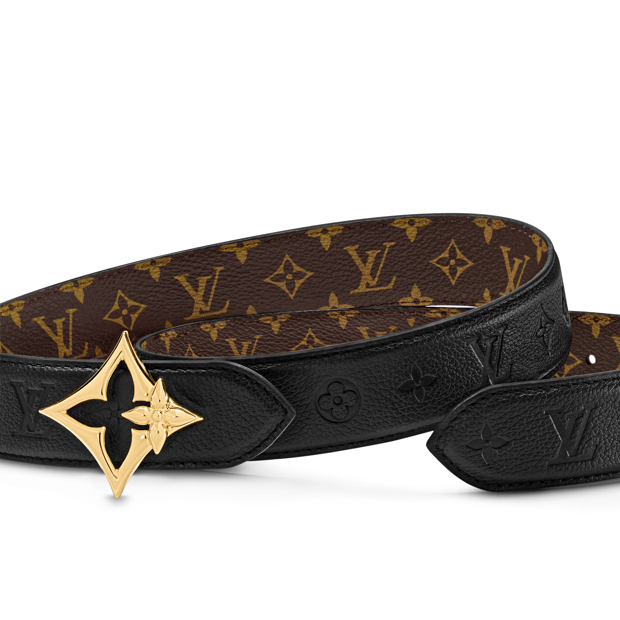 LV Flowergram 30MM Reversible Belt Monogram in Wanita