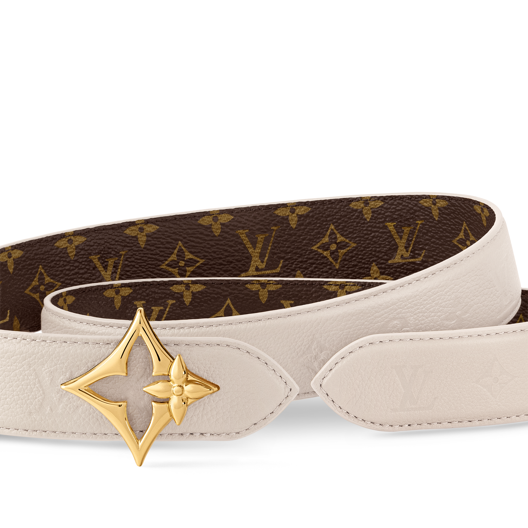 LV Flowergram 30MM Reversible Belt Monogram in Wanita