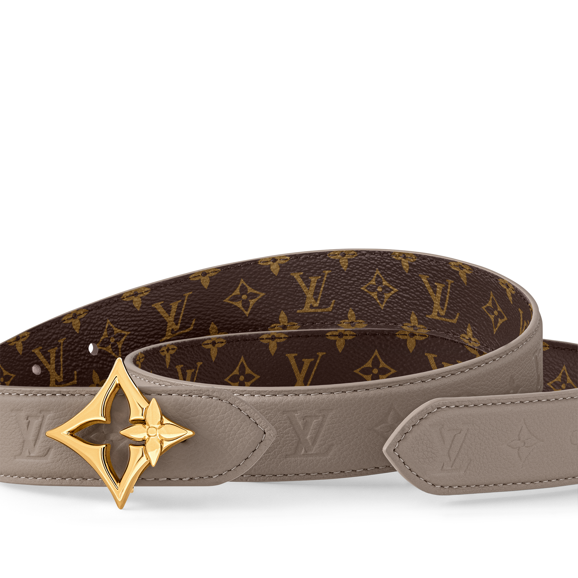 LV Flowergram Ard 30mm Reversible Belt  in Wanita