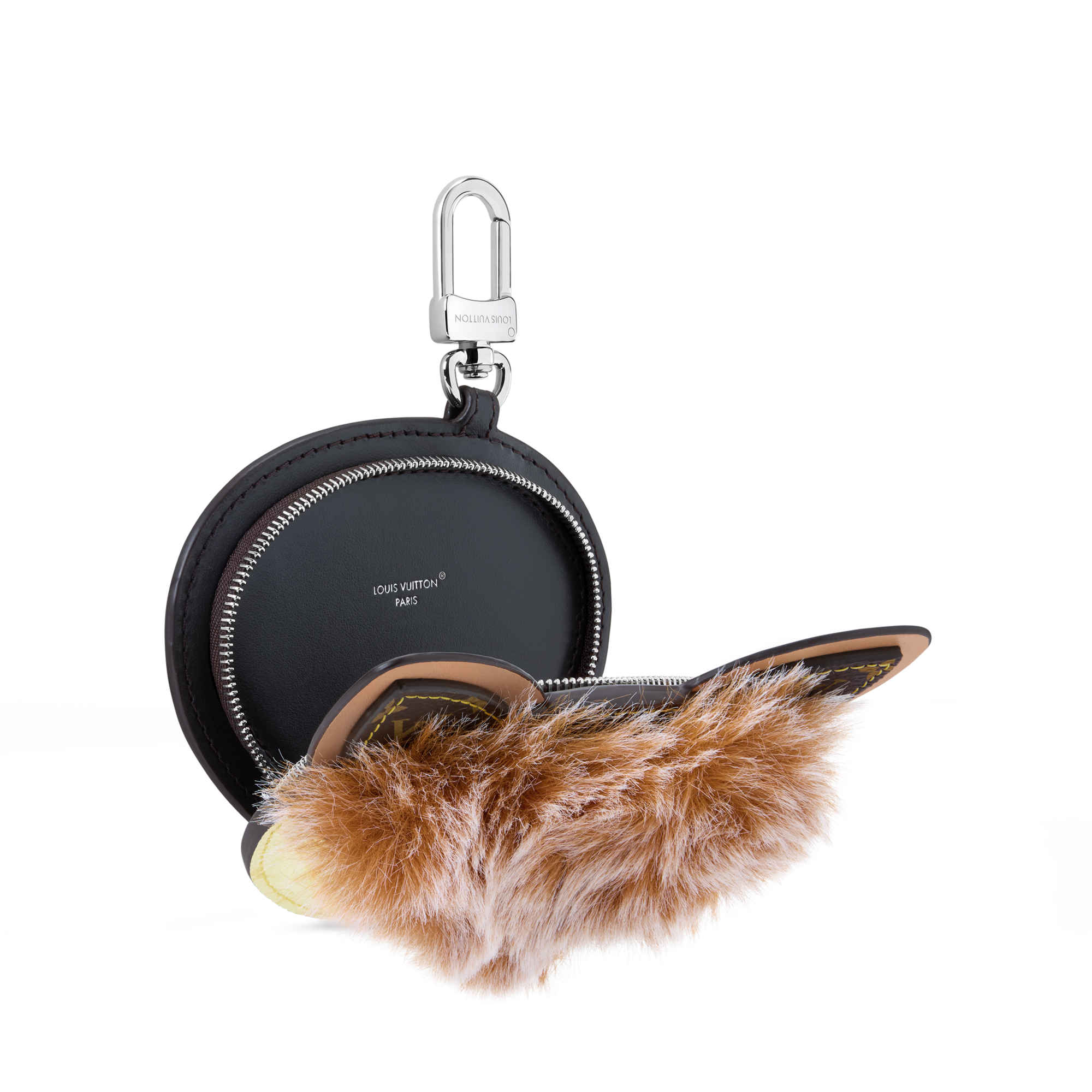 LV Fox Bag Charm S00 in Pria