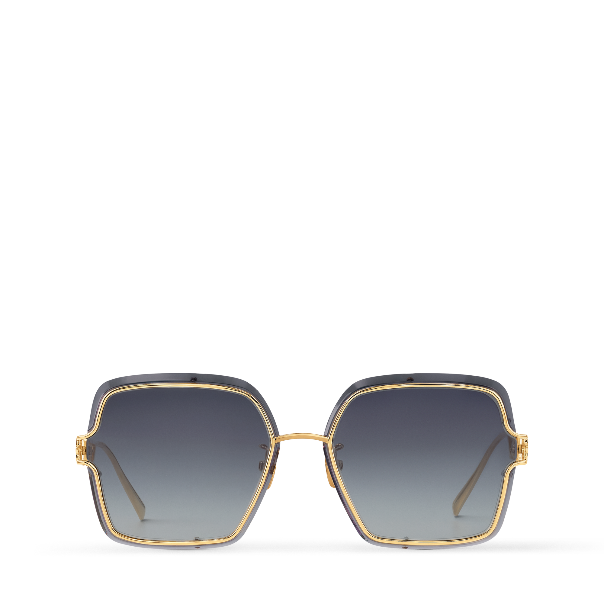 LV Framed Square Sunglasses S00 in Wanita