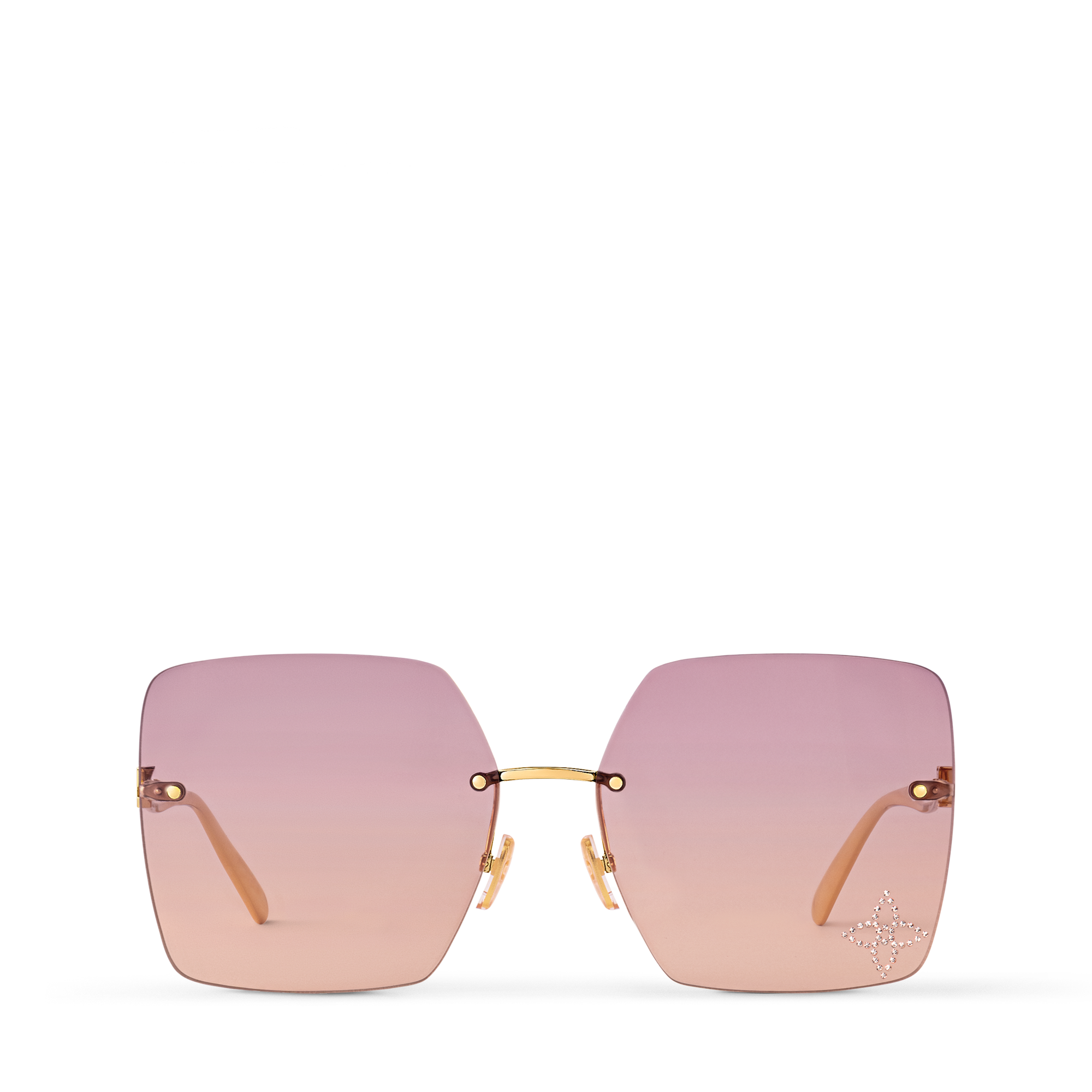 LV Glam 2.0 Square Sunglasses S00 in Wanita