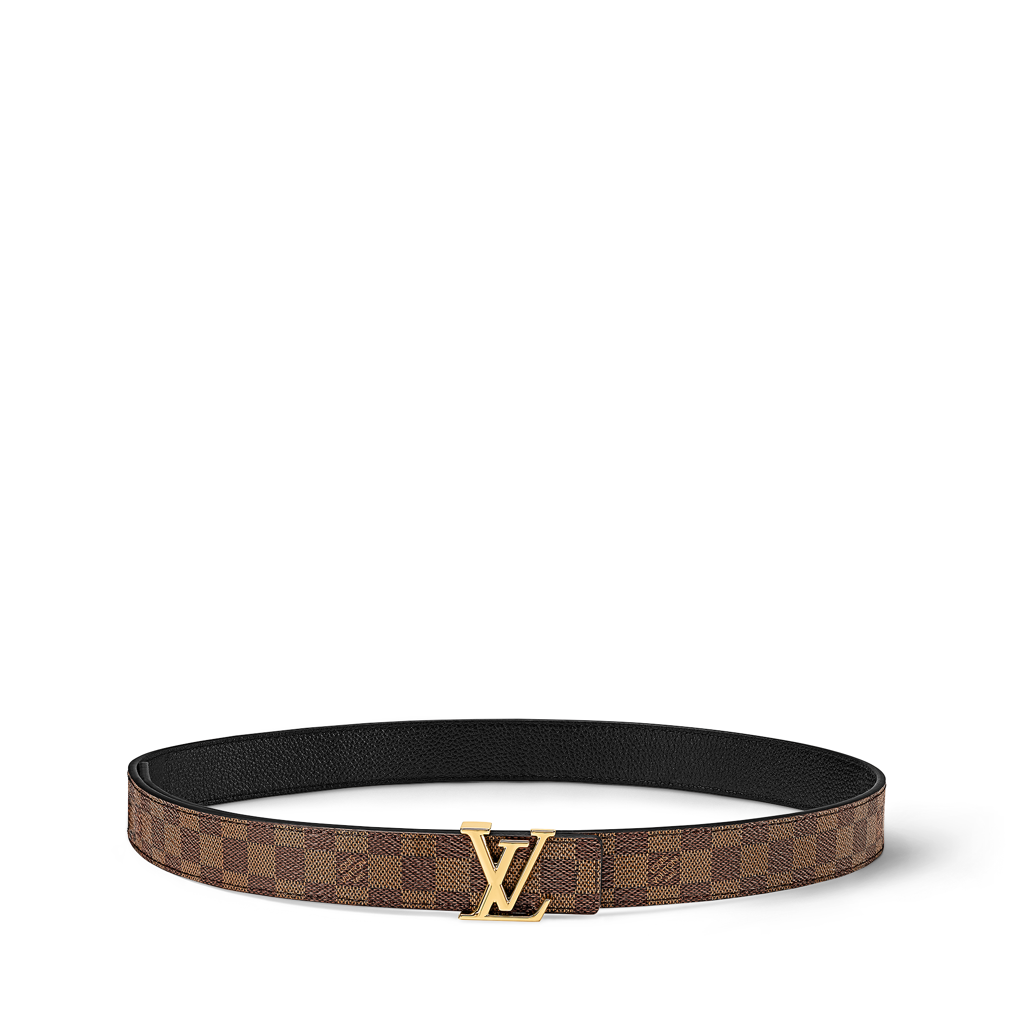 LV Iconic 25 mm Reversible Belt Damier Ebene in Wanita