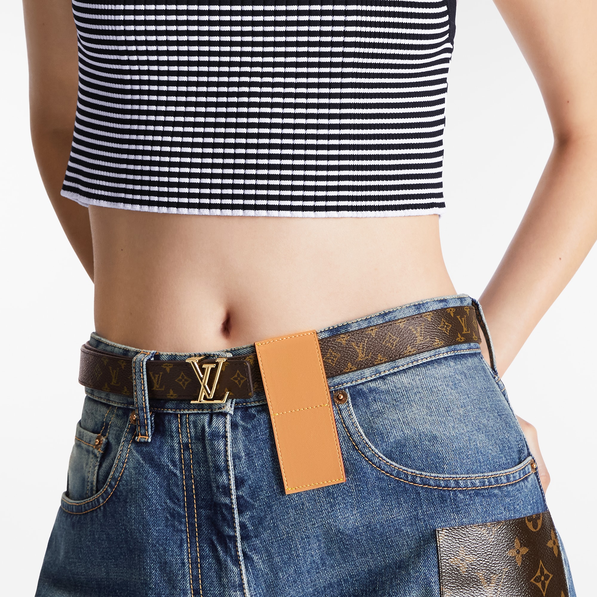 LV Iconic 25 mm Reversible Belt Monogram in Hadiah dan Personalisasi