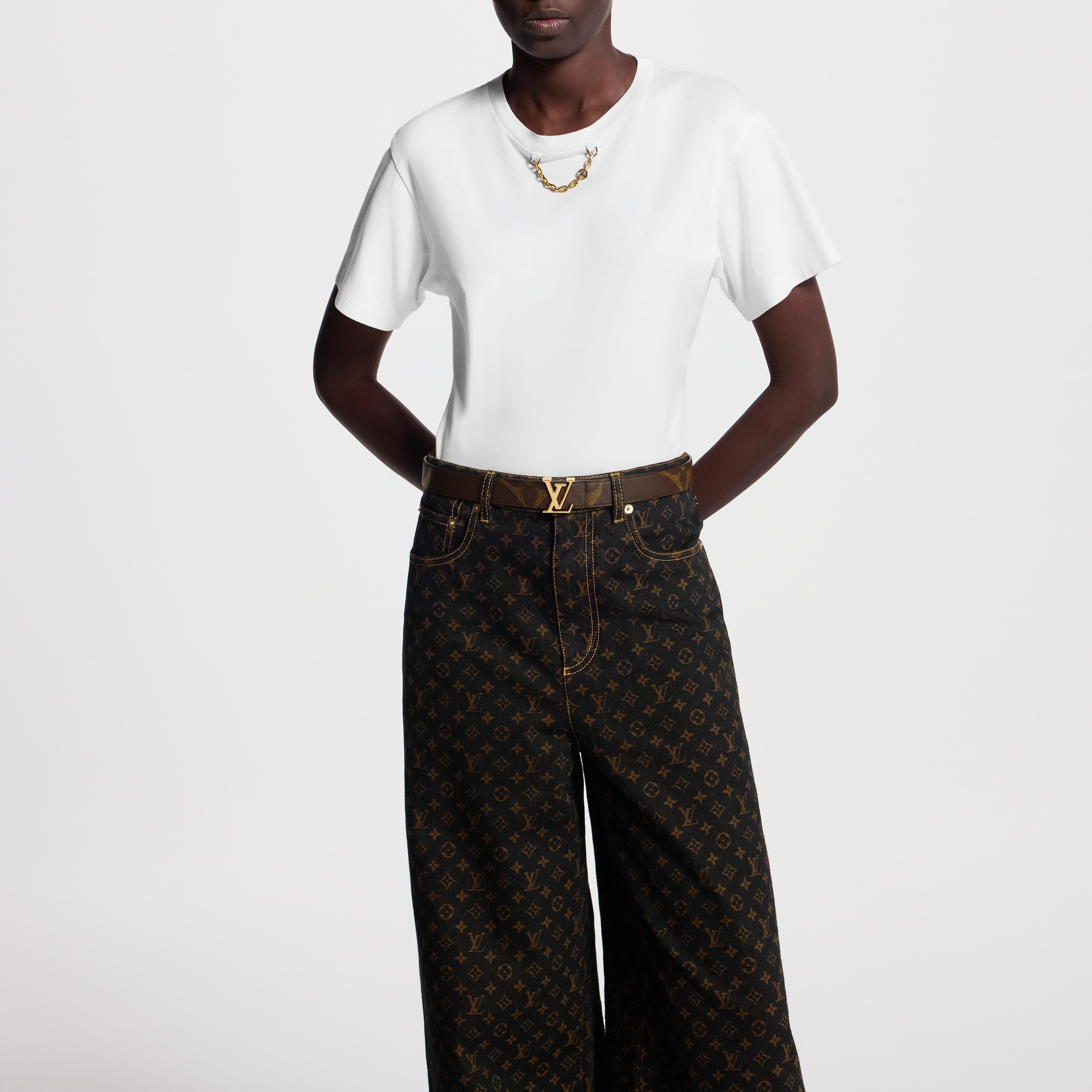 LV Iconic 30mm Reversible Belt Monogram in Wanita