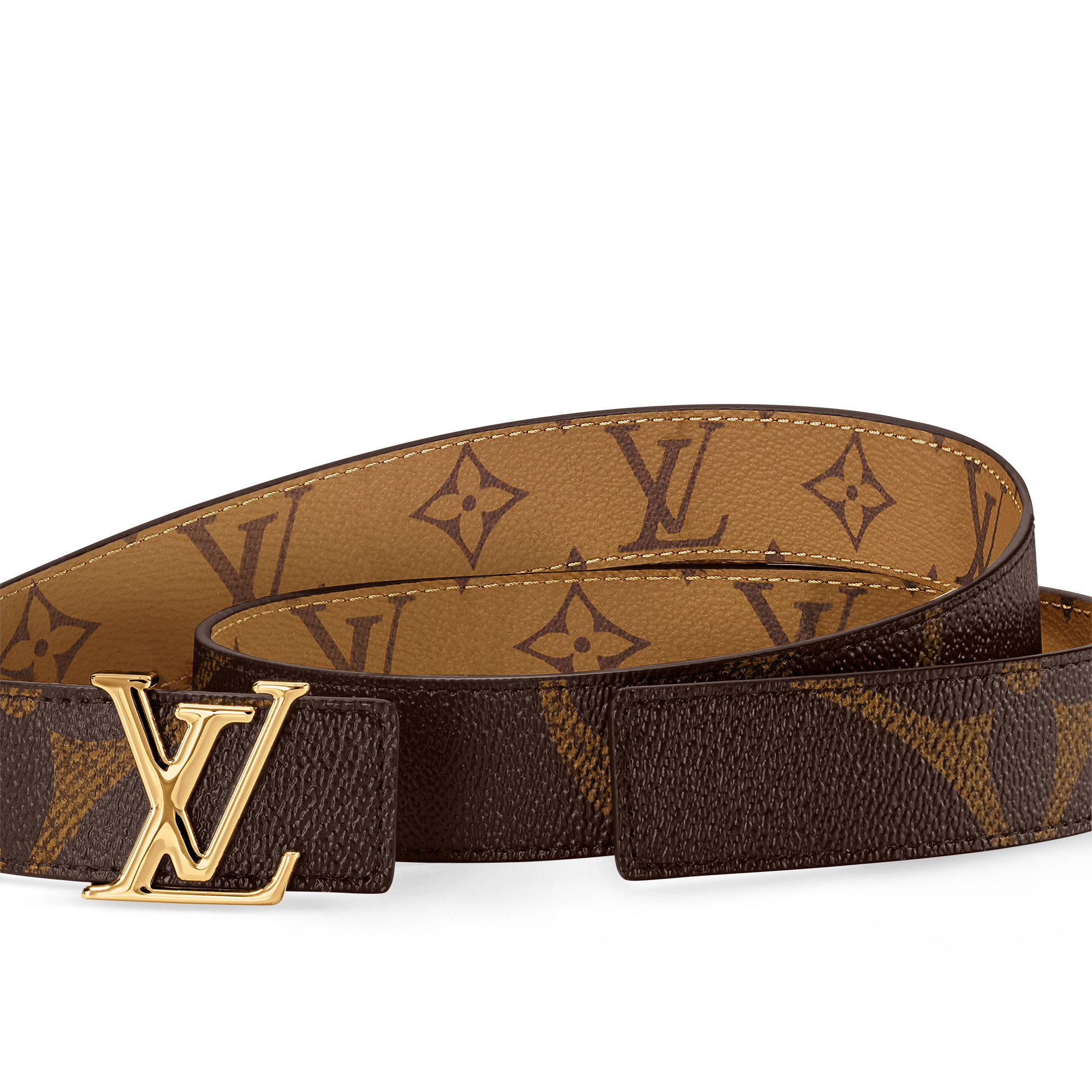 LV Iconic 30mm Reversible Belt Monogram in Wanita
