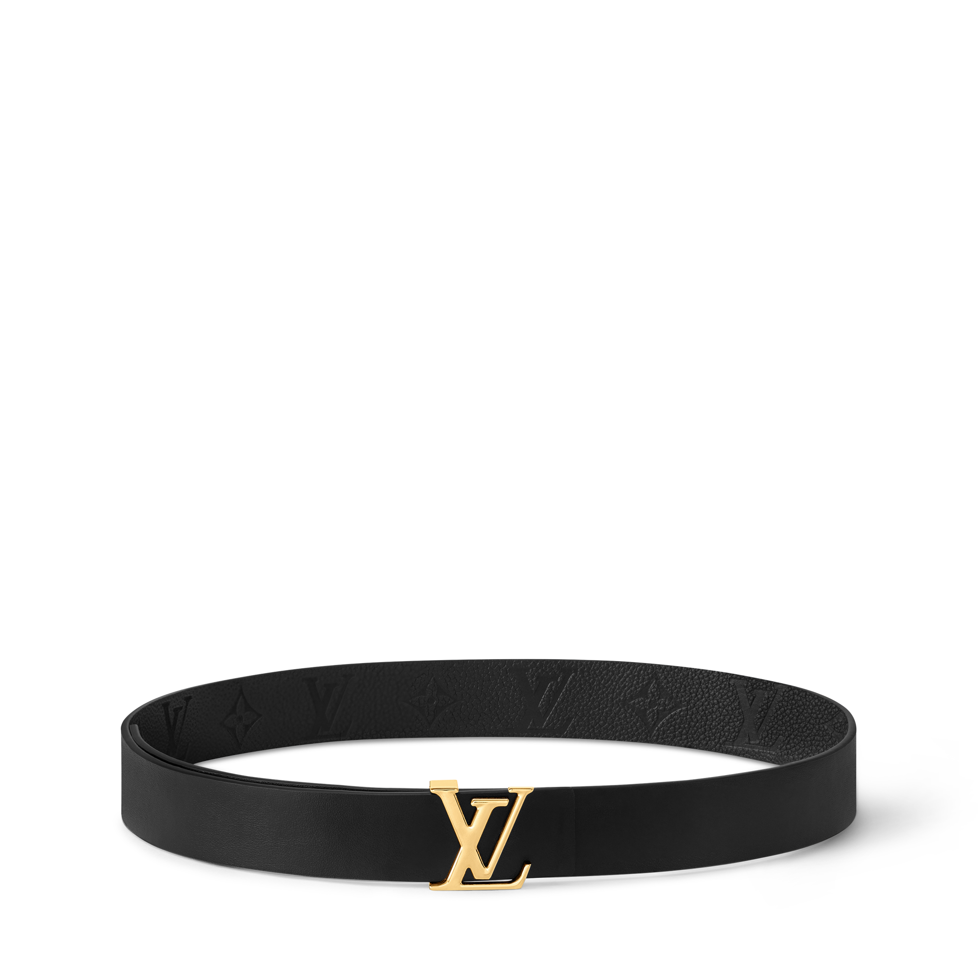 LV Iconic 30mm Reversible Belt Monogram Empreinte in Wanita