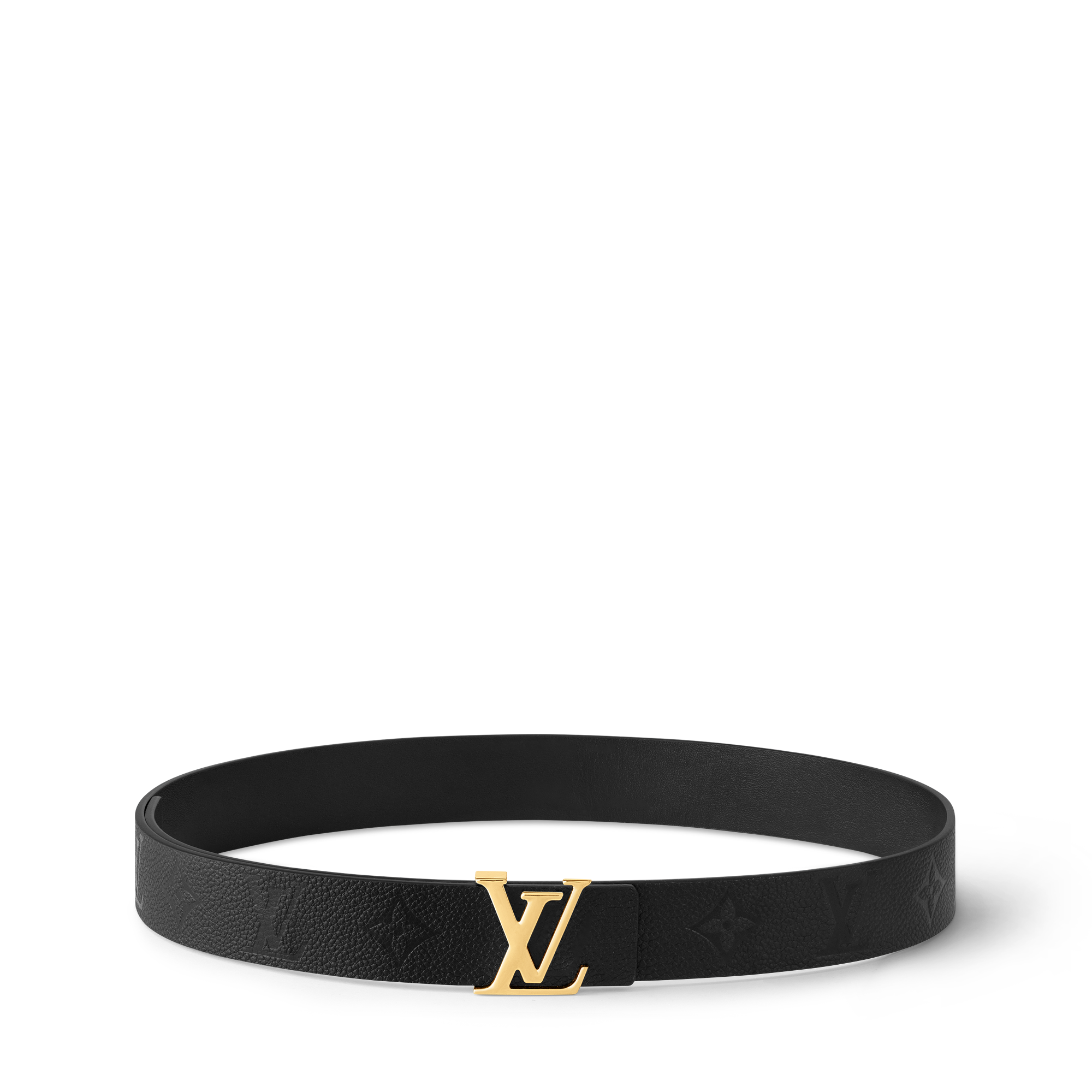 LV Iconic 30mm Reversible Belt Monogram Empreinte in Wanita