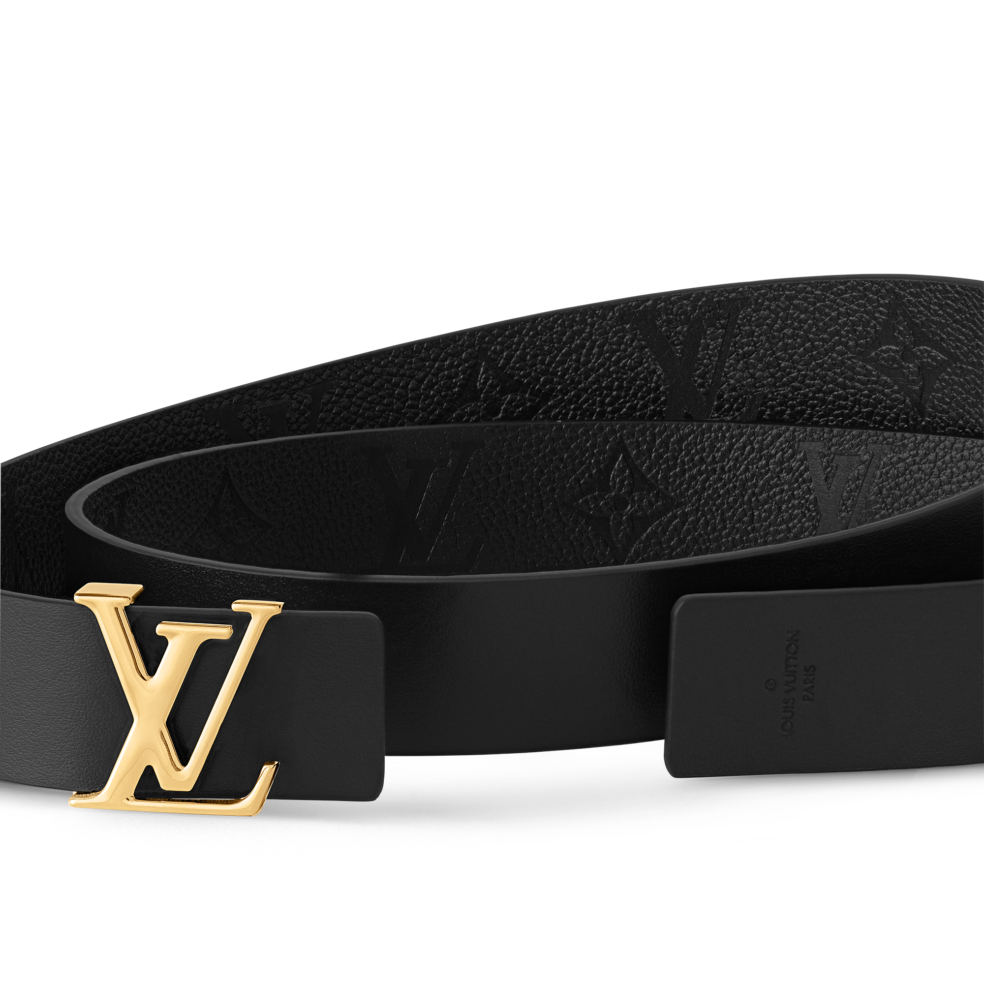 LV Iconic 30mm Reversible Belt Monogram Empreinte in Wanita
