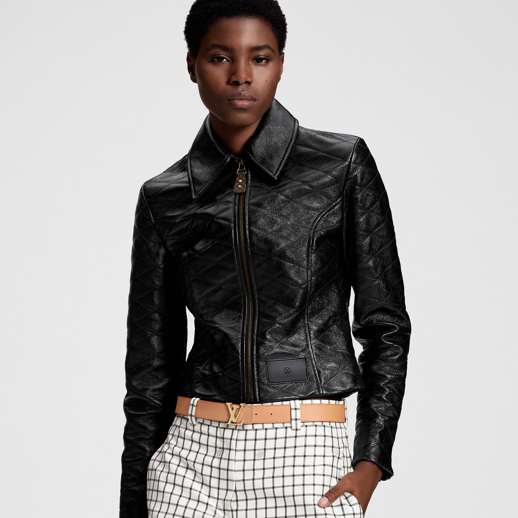 LV Iconic 30MM Reversible Belt Monogram Empreinte in Wanita