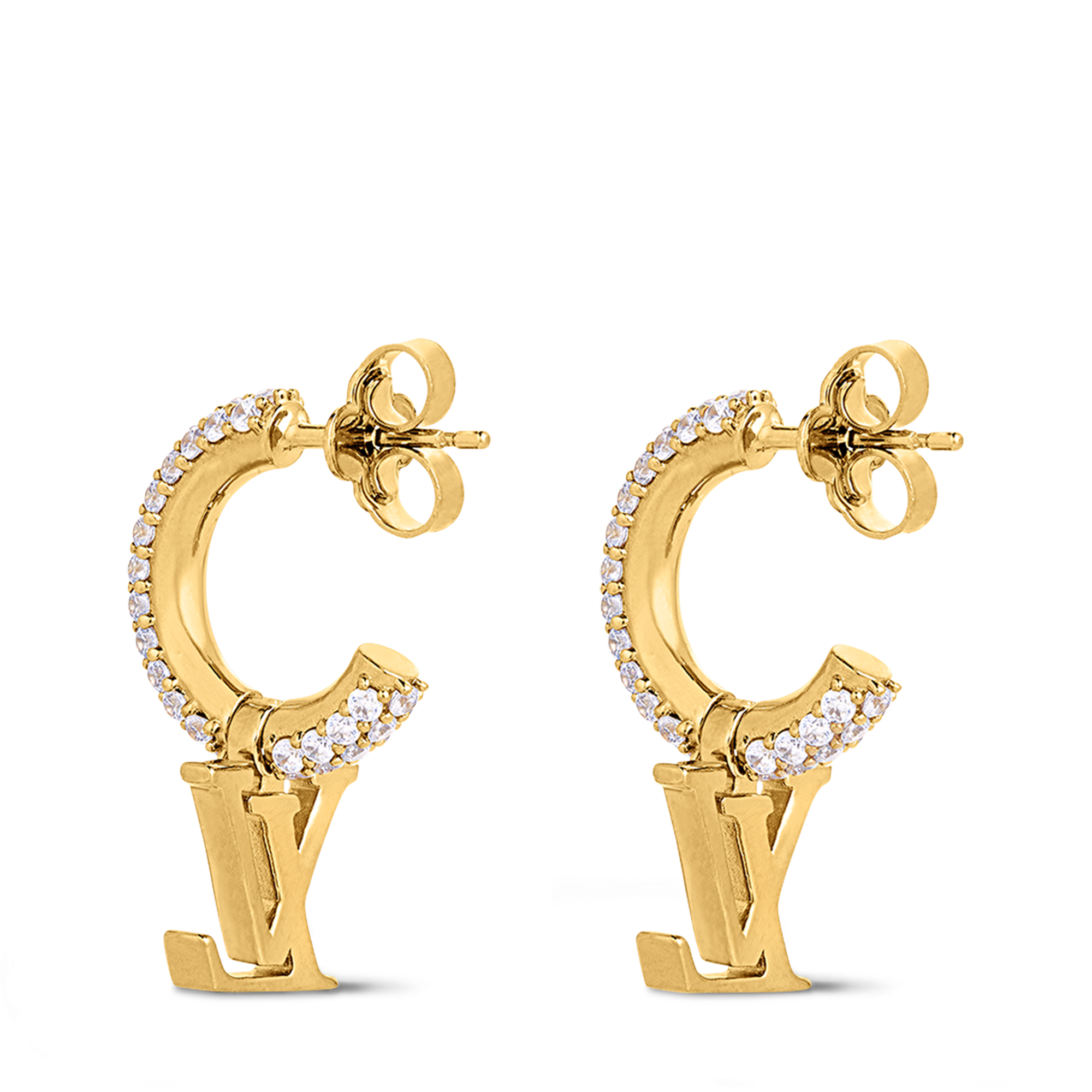 LV Iconic Earrings S00 in Wanita