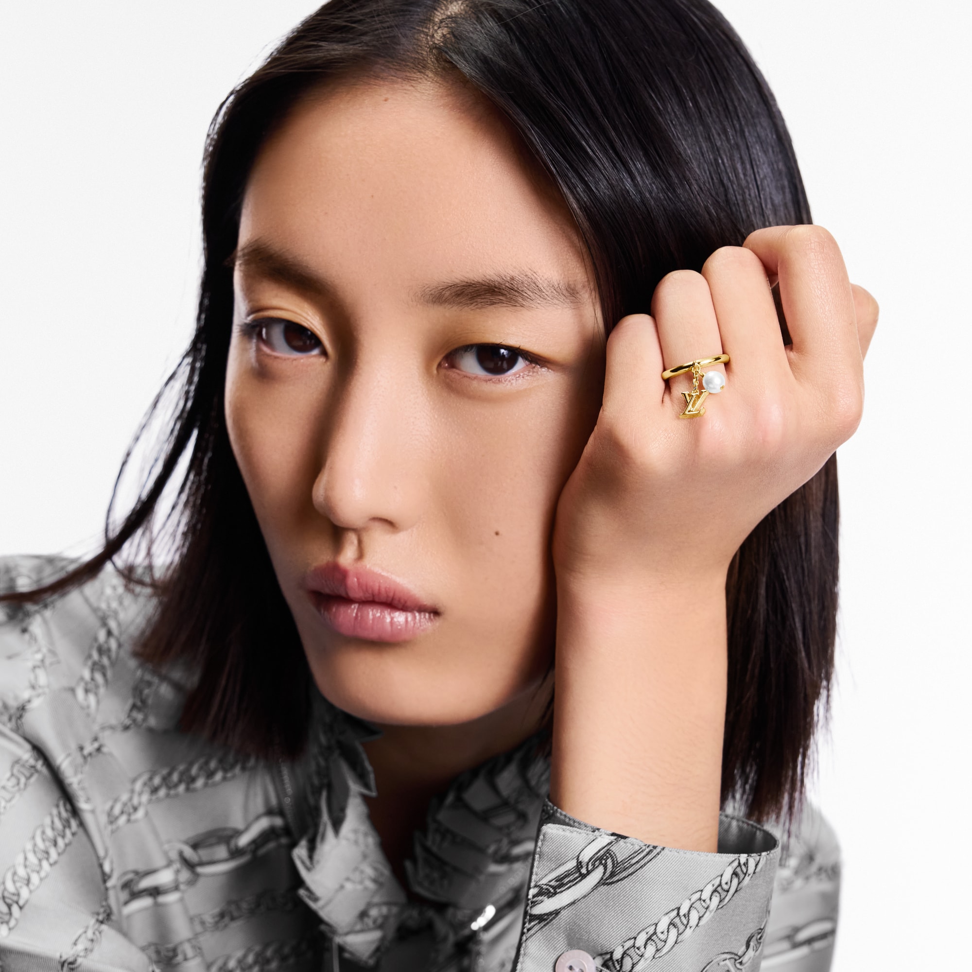 LV Iconic Louisa Ring S00 in Wanita