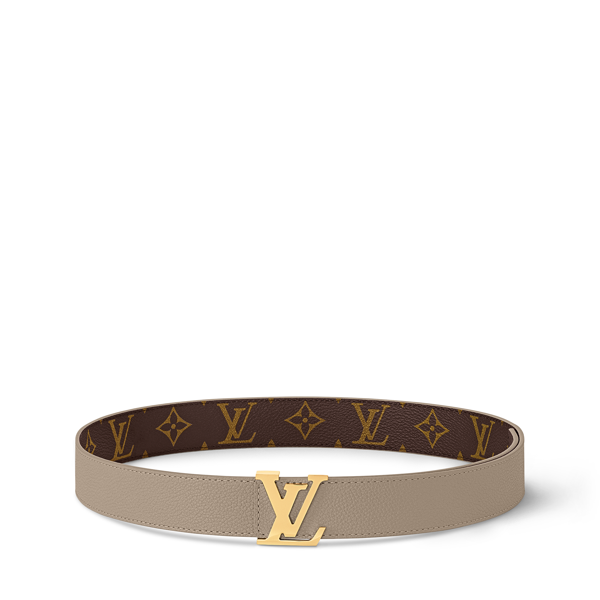 LV Initiales 30mm Reversible Belt Monogram in Wanita