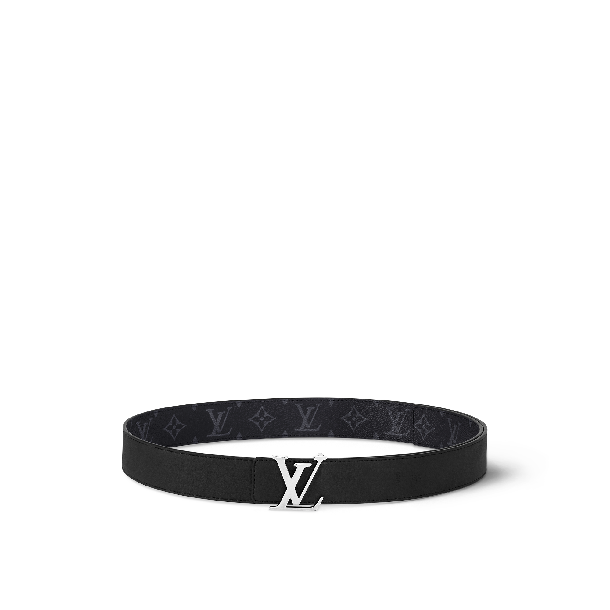 LV Initiales 35mm Reversible Belt Monogram Eclipse in Men