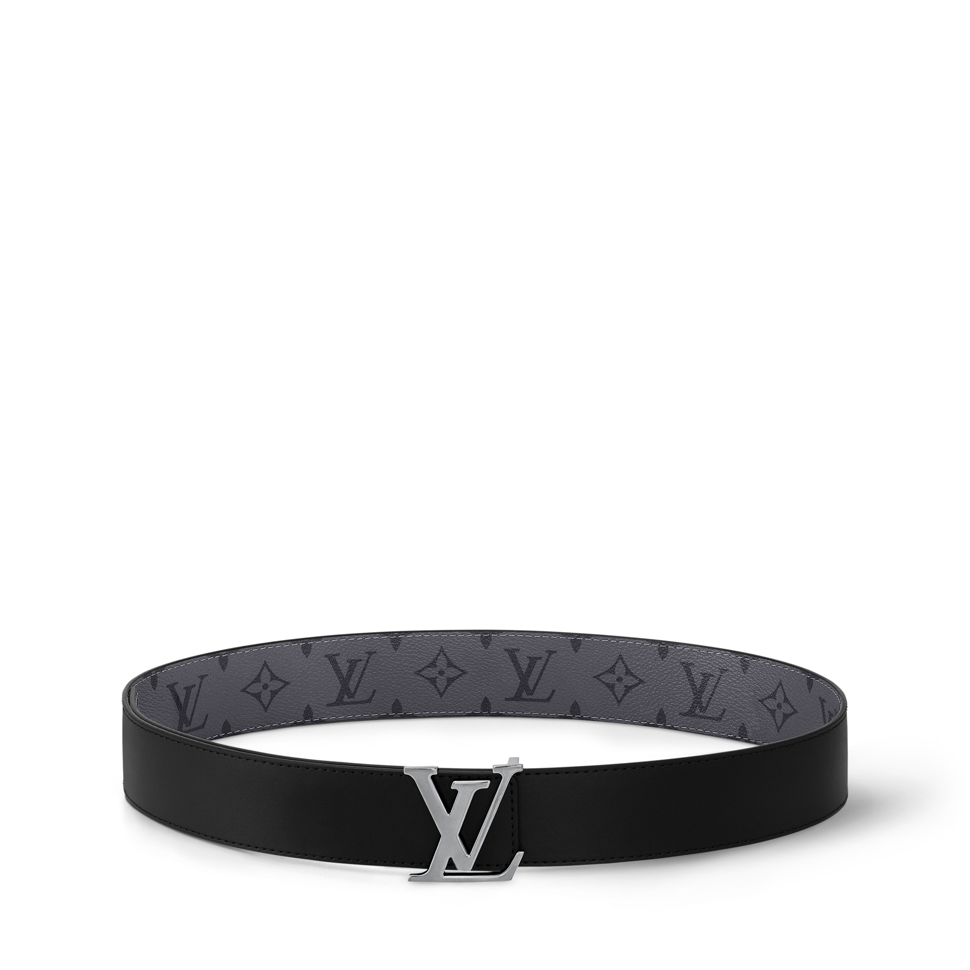 LV Initiales 40mm Reversible Belt G66 in Pria