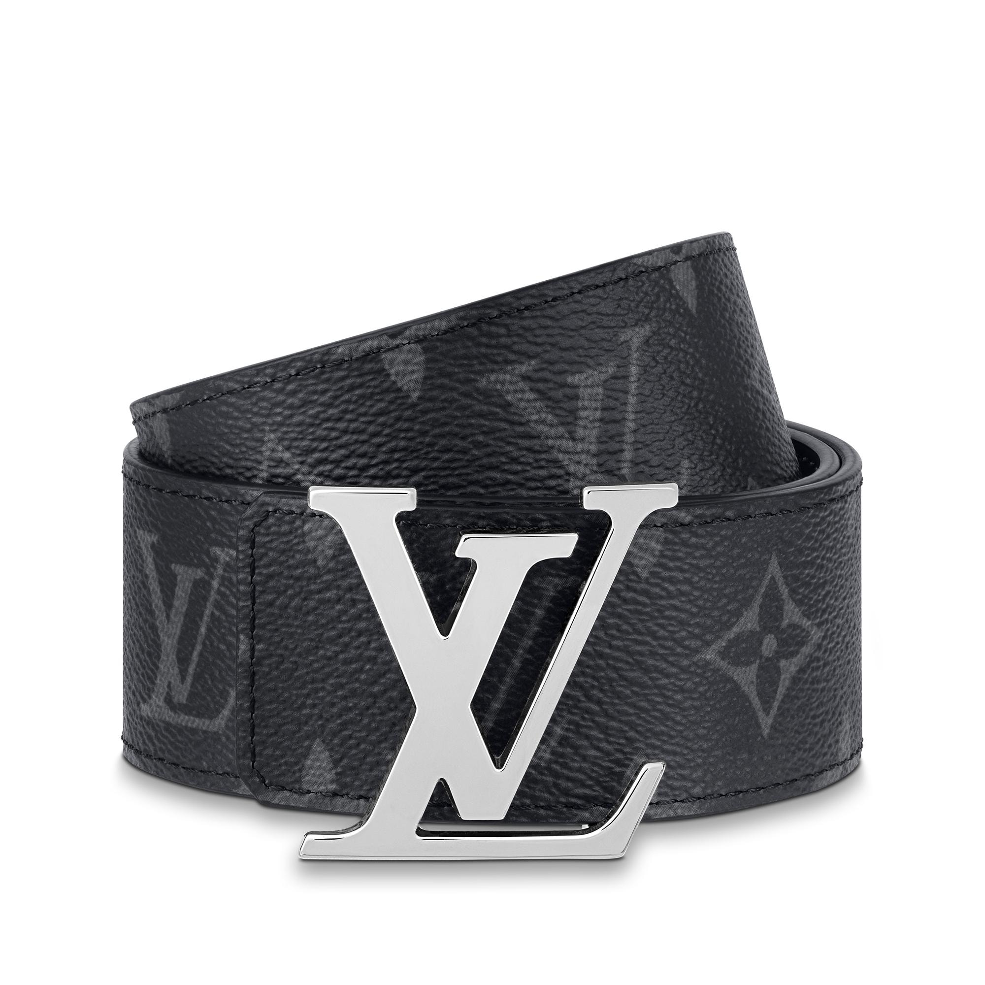 LV Initiales 40mm Reversible Belt Monogram Eclipse in Men