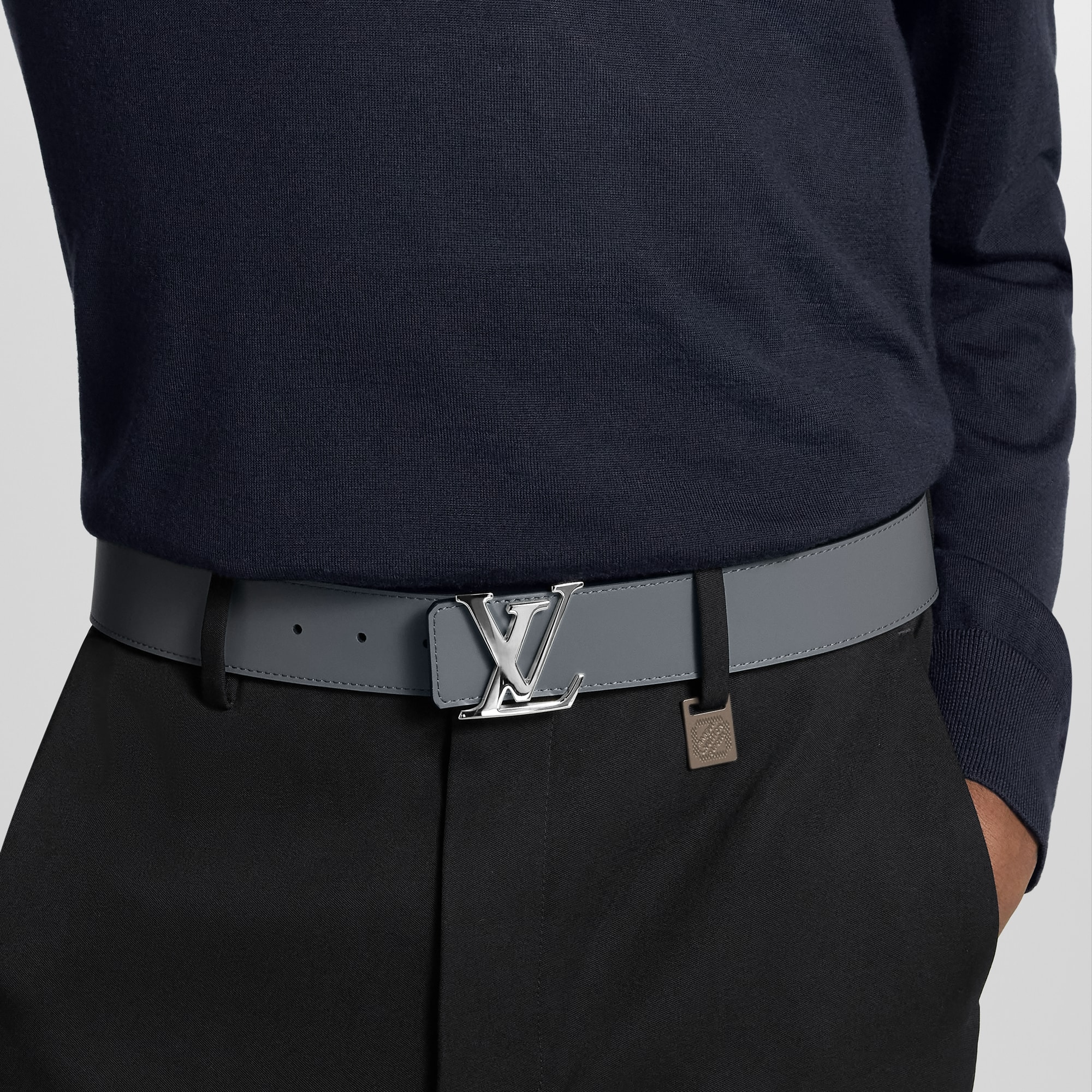 LV Initiales 40mm Reversible Belt Monogram Eclipse in Men