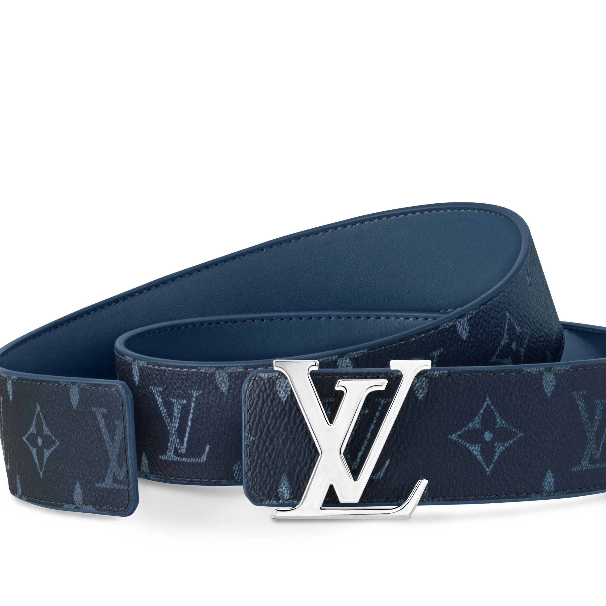 LV Initiales 40mm Reversible Belt  in Pria