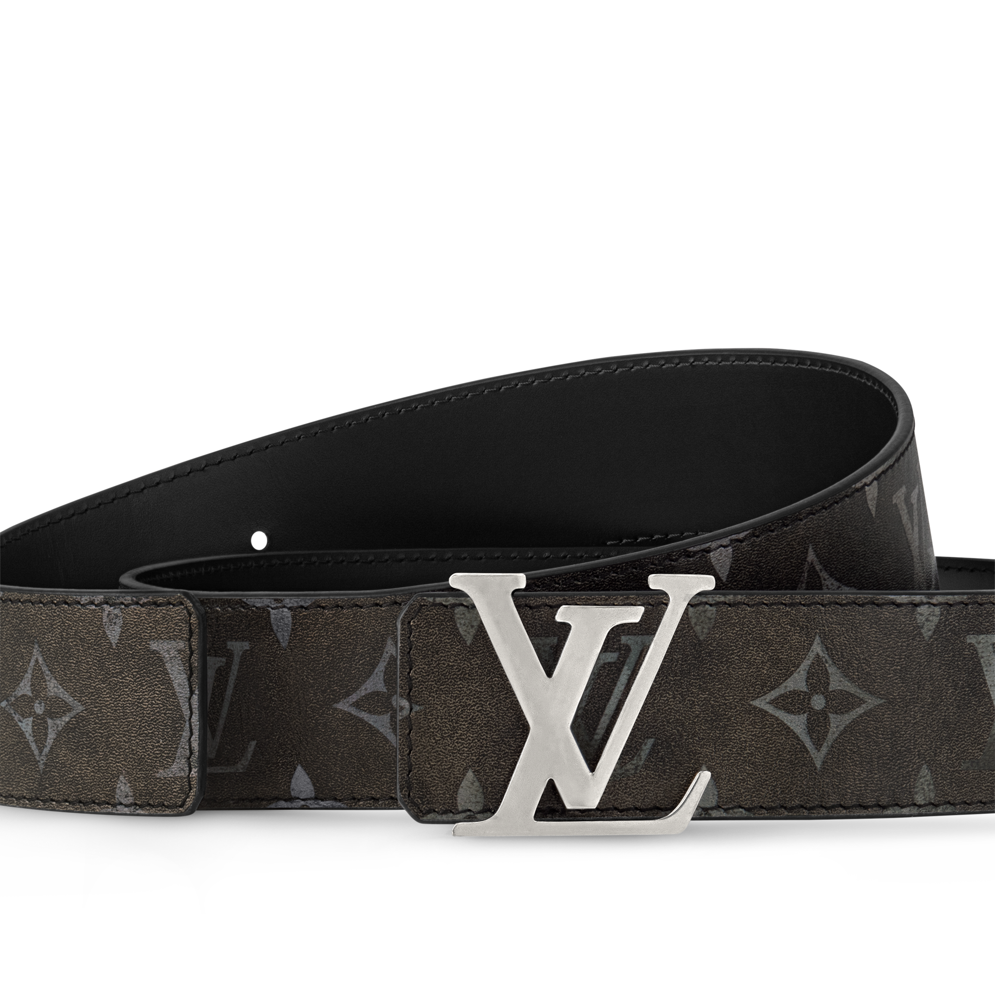 LV Initiales 40mm Reversible Belt  in Pria