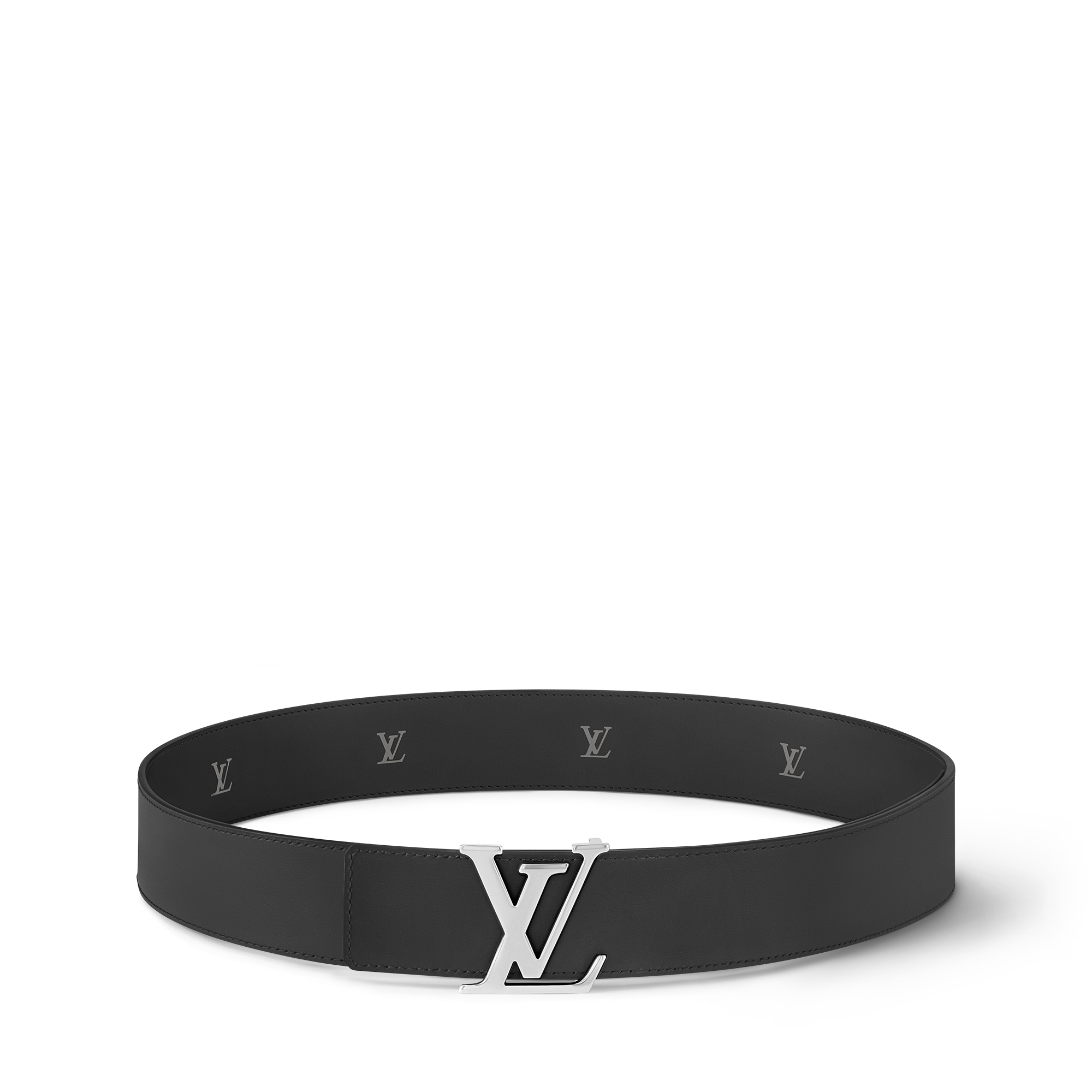 LV Initiales Blason 40mm Reversible Belt  in Pria