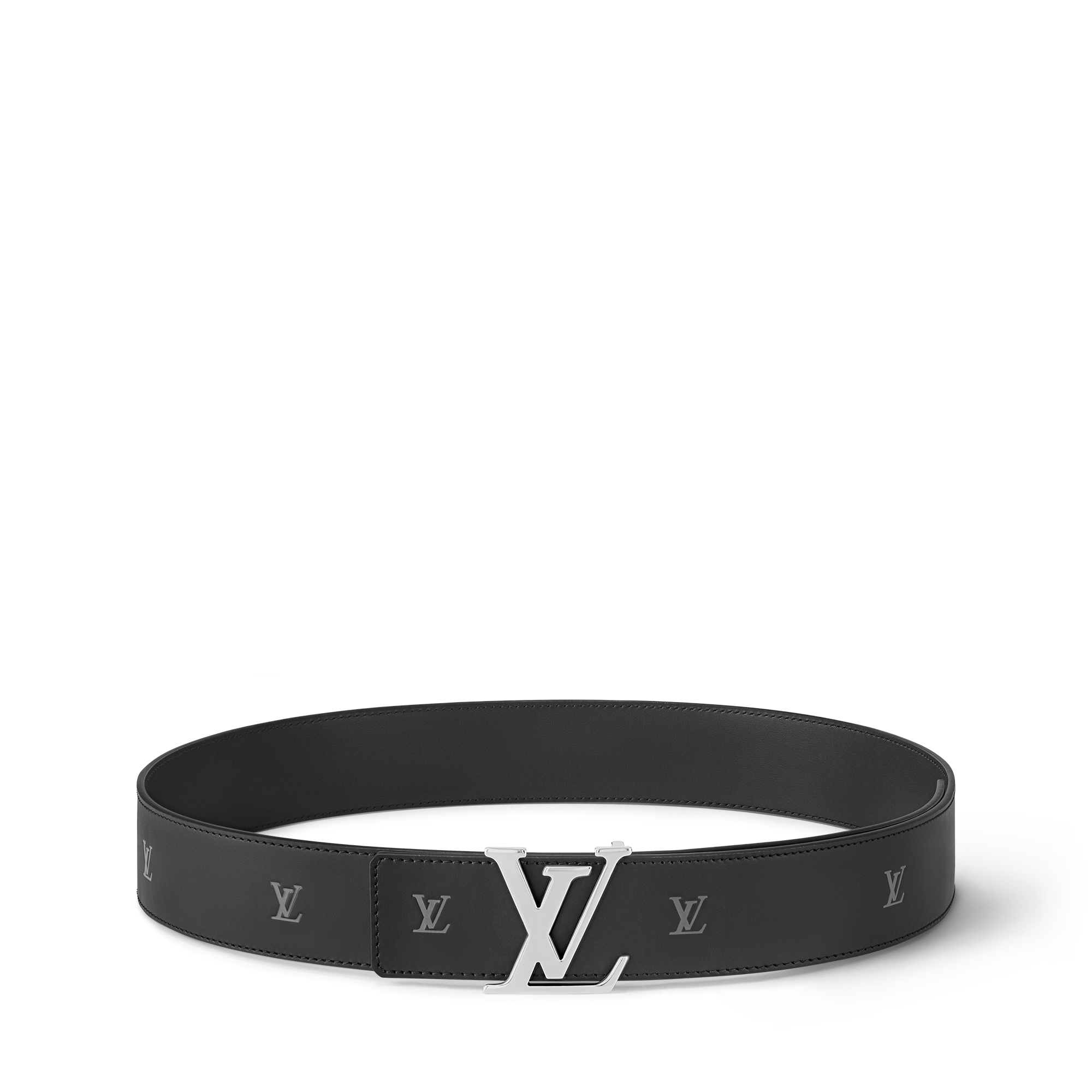 LV Initiales Blason 40mm Reversible Belt  in Pria