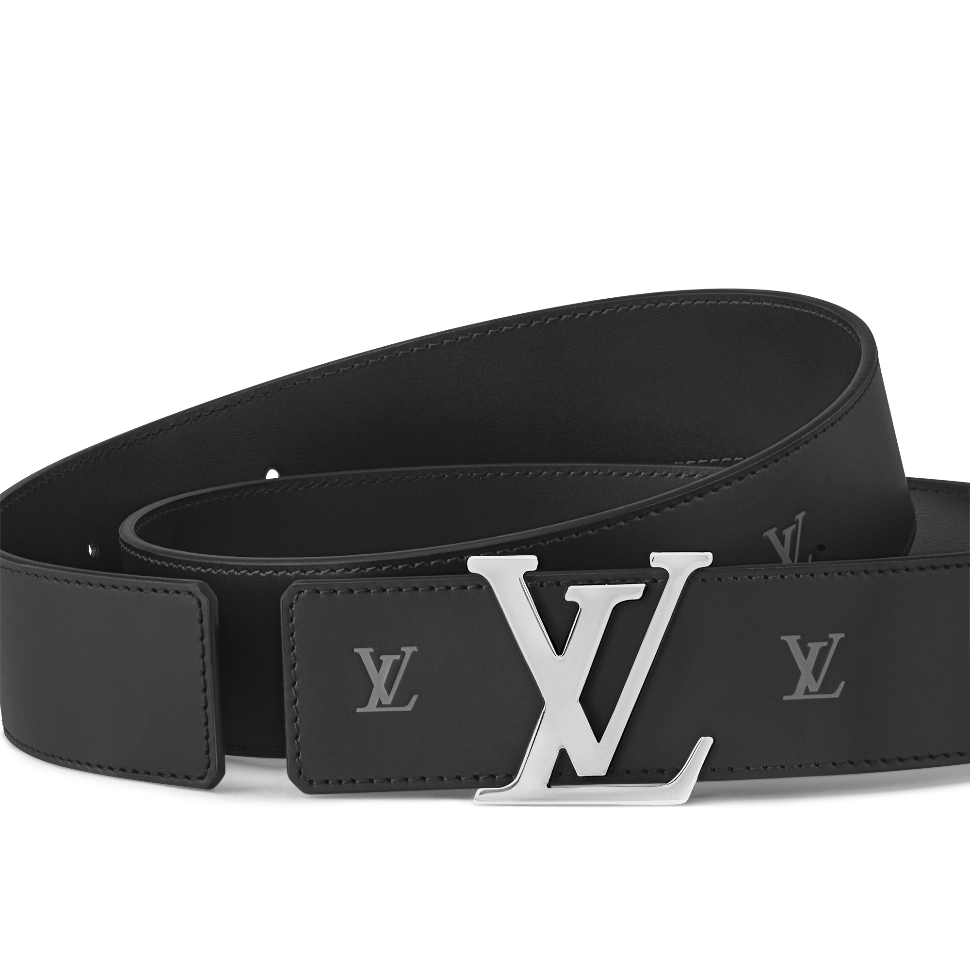 LV Initiales Blason 40mm Reversible Belt  in Pria