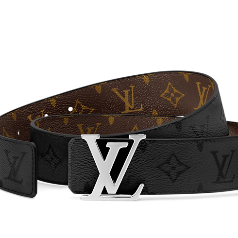 LV initiales Monogram Midnight 40mm Reversible Belt G72 in Men's Accessories Belts collections by Louis Vuitton (Product zoom)