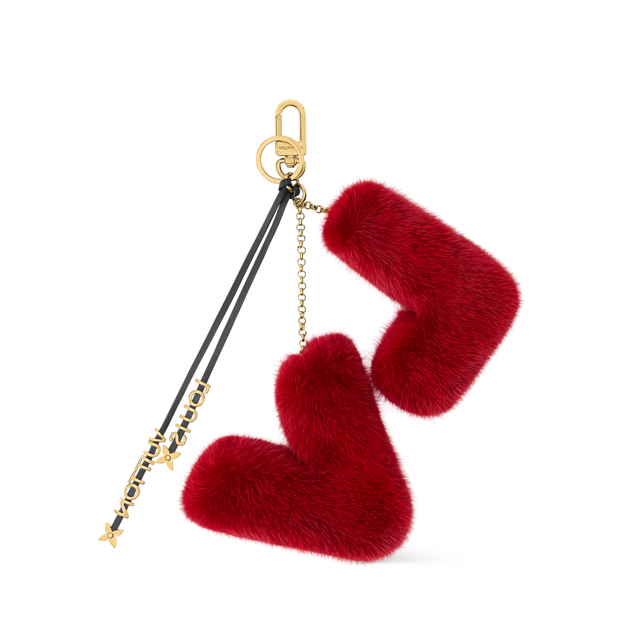 LV Initials Key Holder And Bag Charm S00 in Wanita