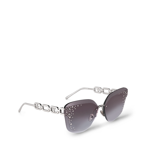 LV Jewel Frosted Sunglases S00 in Wanita's Aksesori Eyewear collections by Louis Vuitton (Perbesar produk)