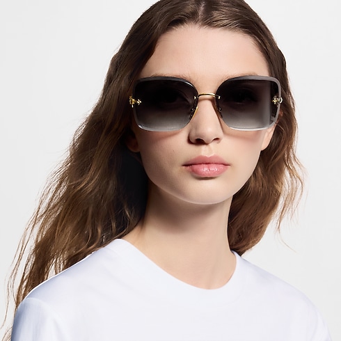 LV Jewel Pearl Square Sunglasses S00 in Wanita's Aksesori Eyewear collections by Louis Vuitton (Perbesar produk)