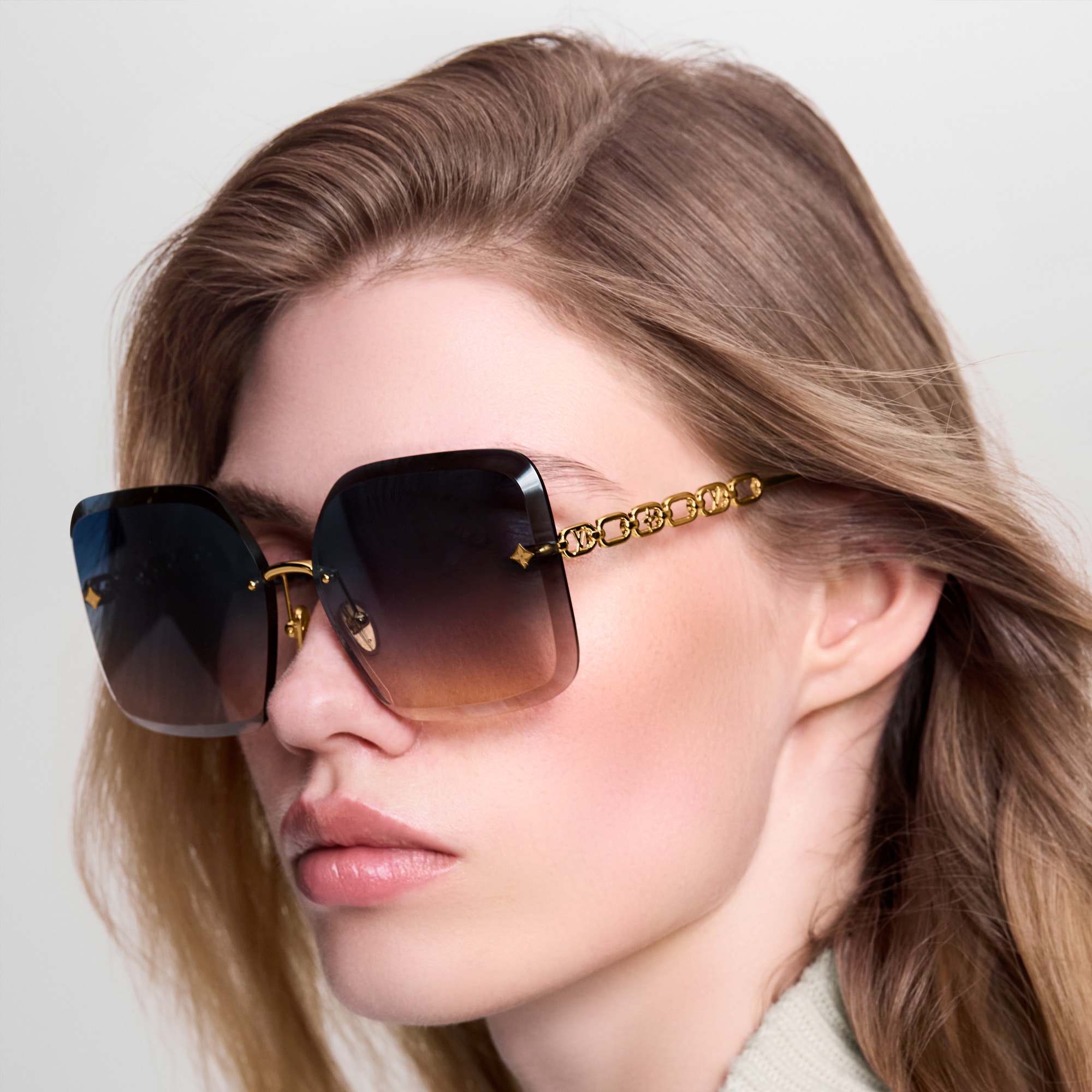 LV Jewel Square Sunglasses S00 in Wanita