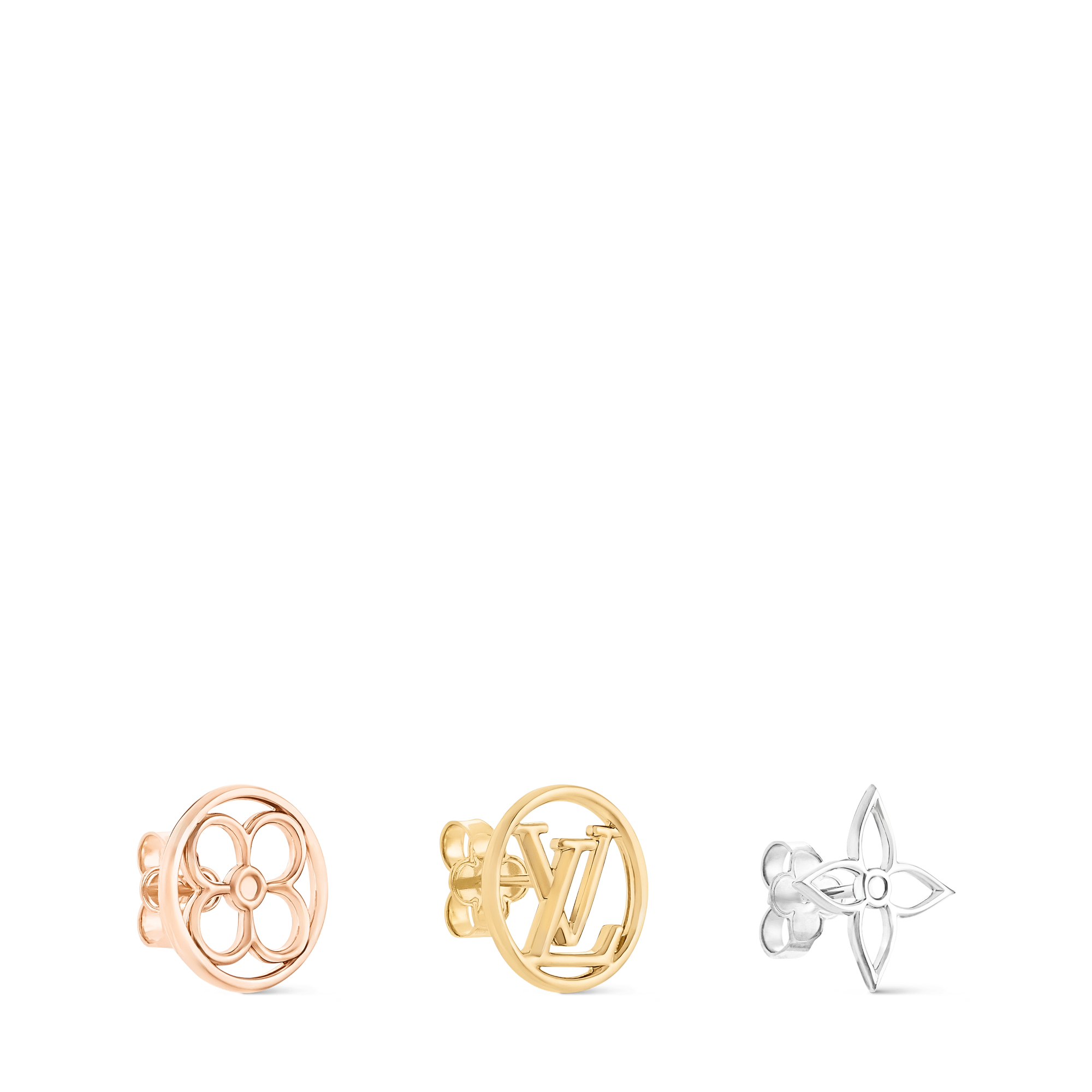 LV Lace Earrings S00 in Wanita