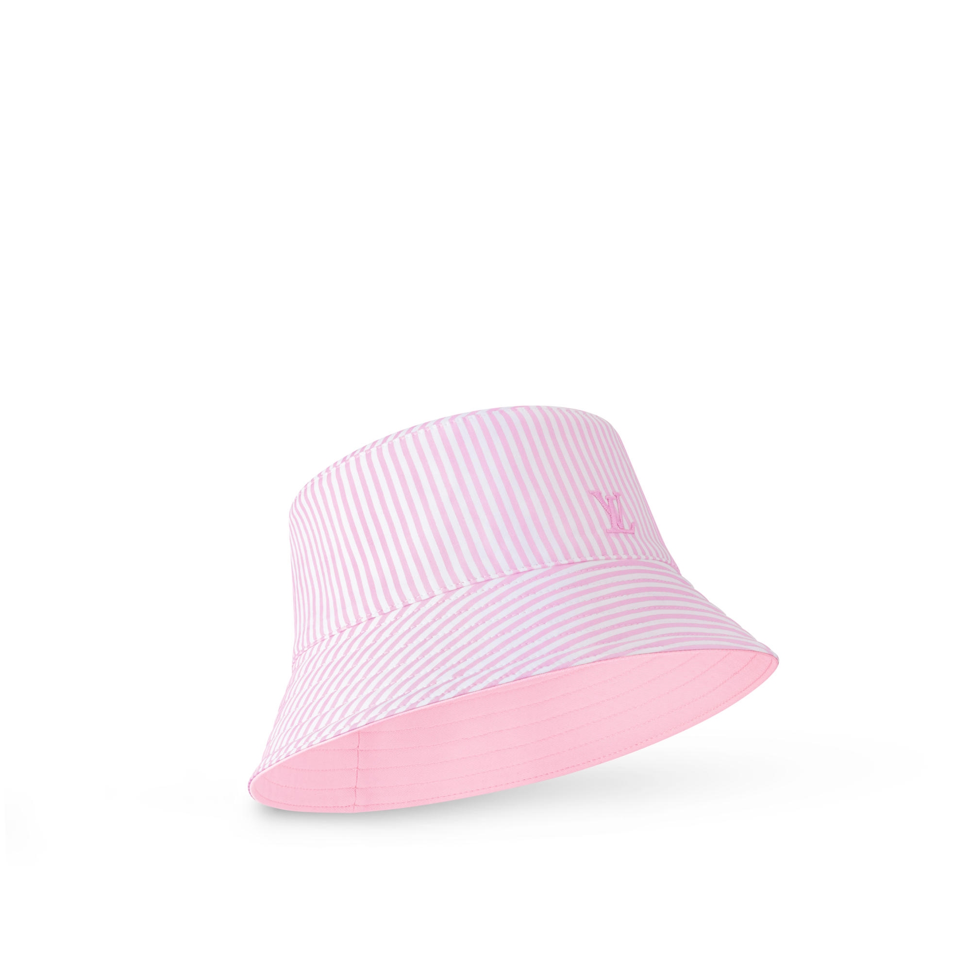 LV League Striped Bucket Hat S00 in Wanita