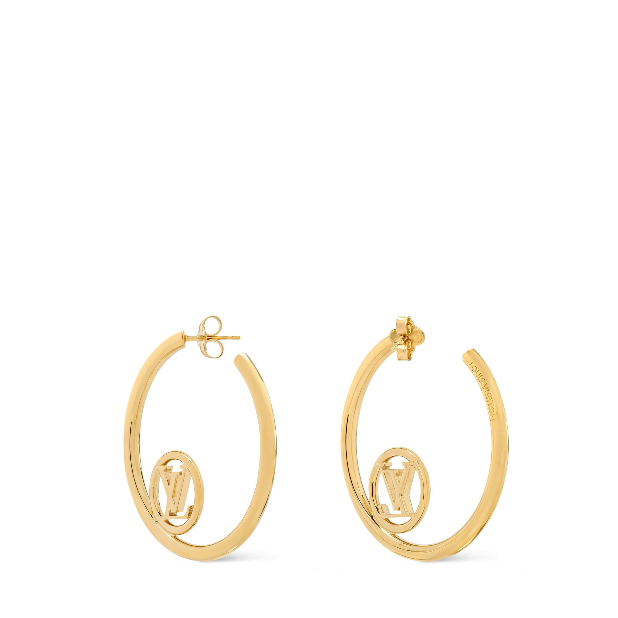 LV Loop Earrings S00 in Wanita
