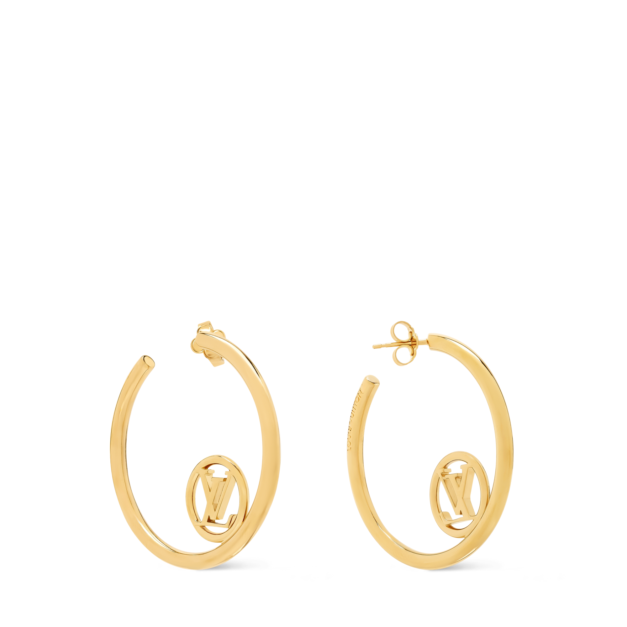 LV Loop Earrings S00 in Wanita